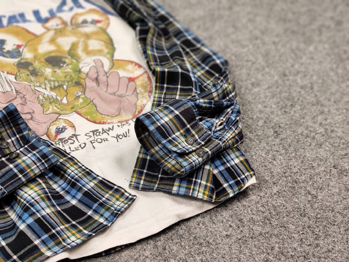 Flannel Vintage Flannel Shirt Travis Scott Style Streetwear Hype Size US L / EU 52-54 / 3 - 10 Thumbnail
