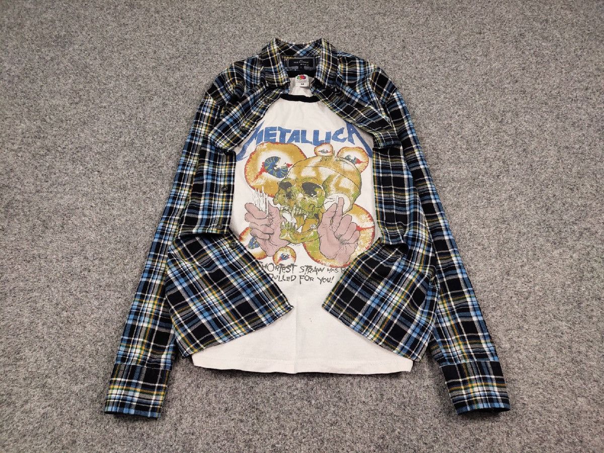 Flannel Vintage Flannel Shirt Travis Scott Style Streetwear Hype Size US L / EU 52-54 / 3 - 2 Thumbnail