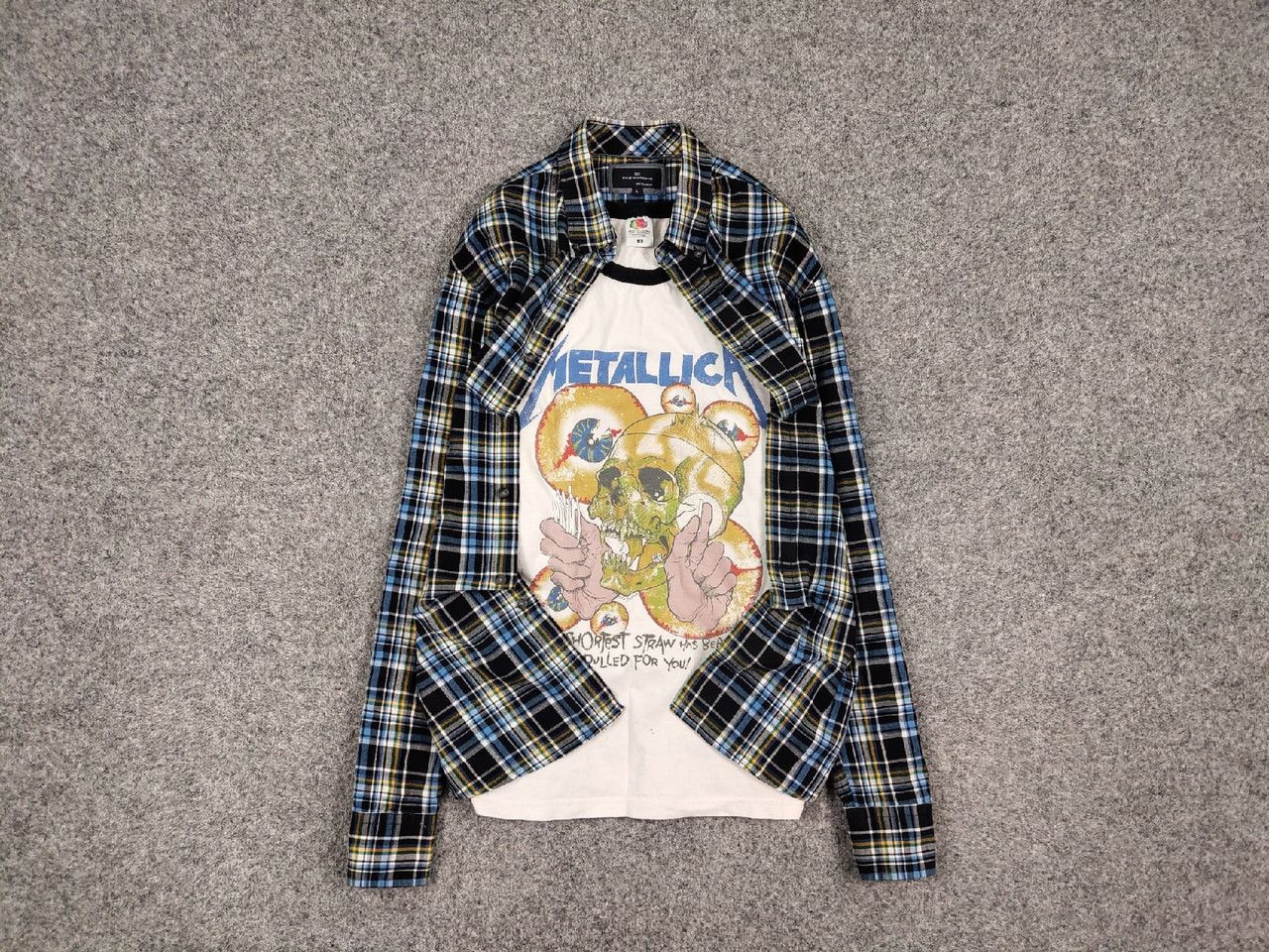Flannel Vintage Flannel Shirt Travis Scott Style Streetwear Hype Size US L / EU 52-54 / 3 - 1 Thumbnail