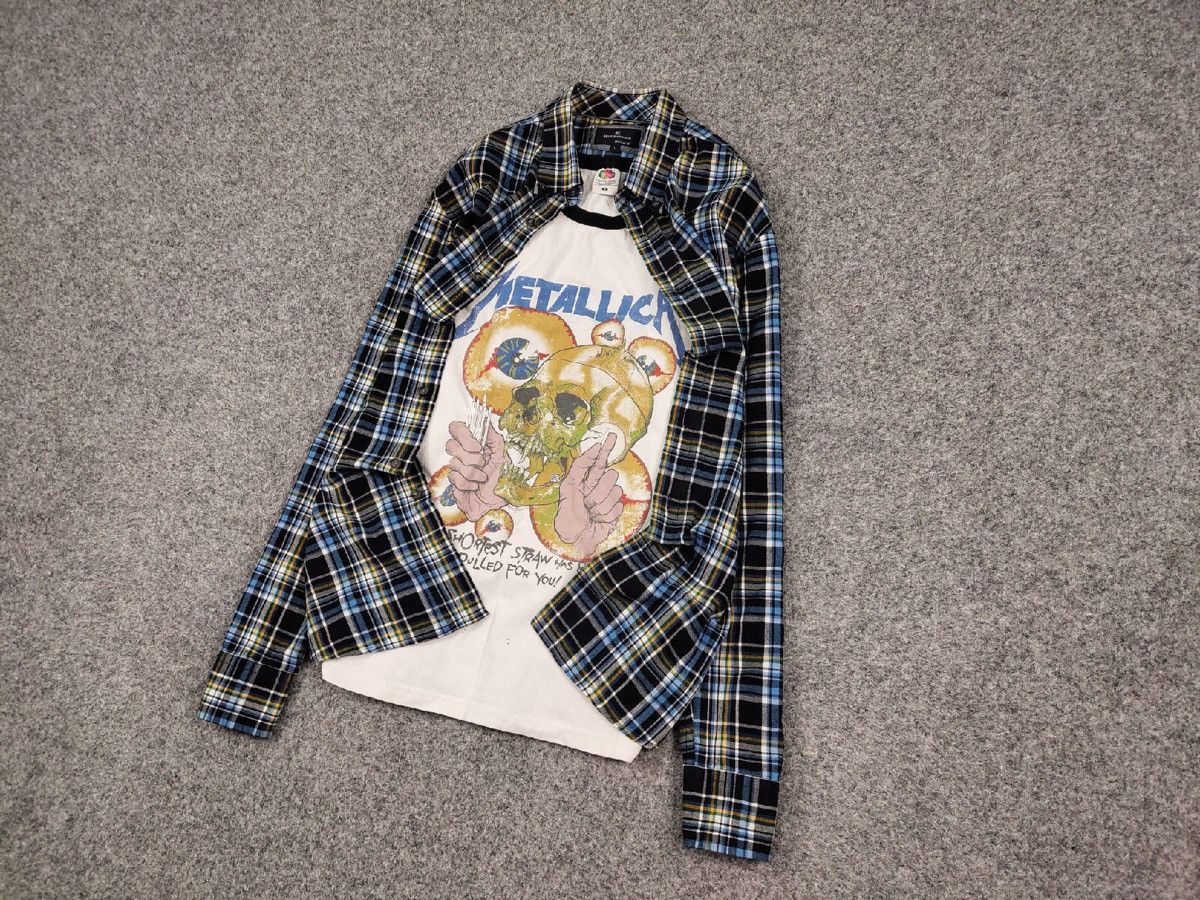Flannel Vintage Flannel Shirt Travis Scott Style Streetwear Hype Size US L / EU 52-54 / 3 - 3 Thumbnail