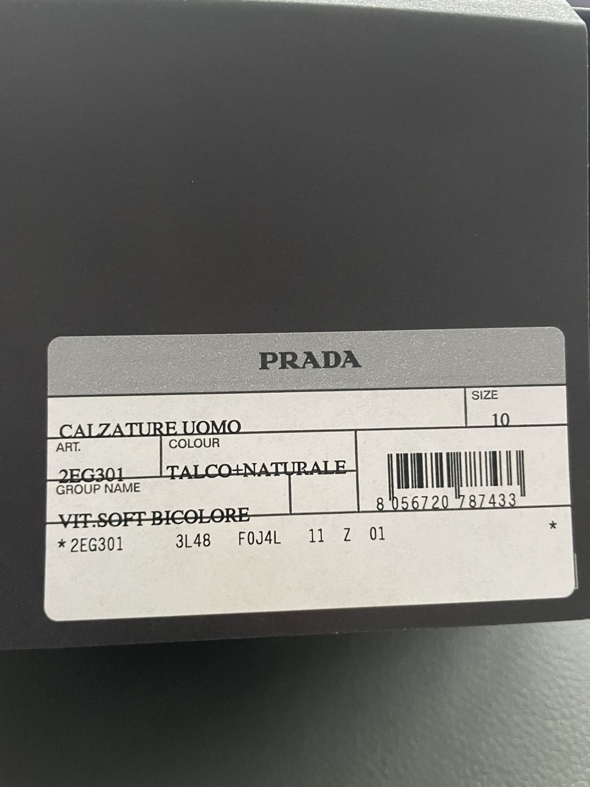 Prada Super Runway Limited Edition Prada Logo Leather Sneakers Size US 10 / EU 43 - 24 Thumbnail