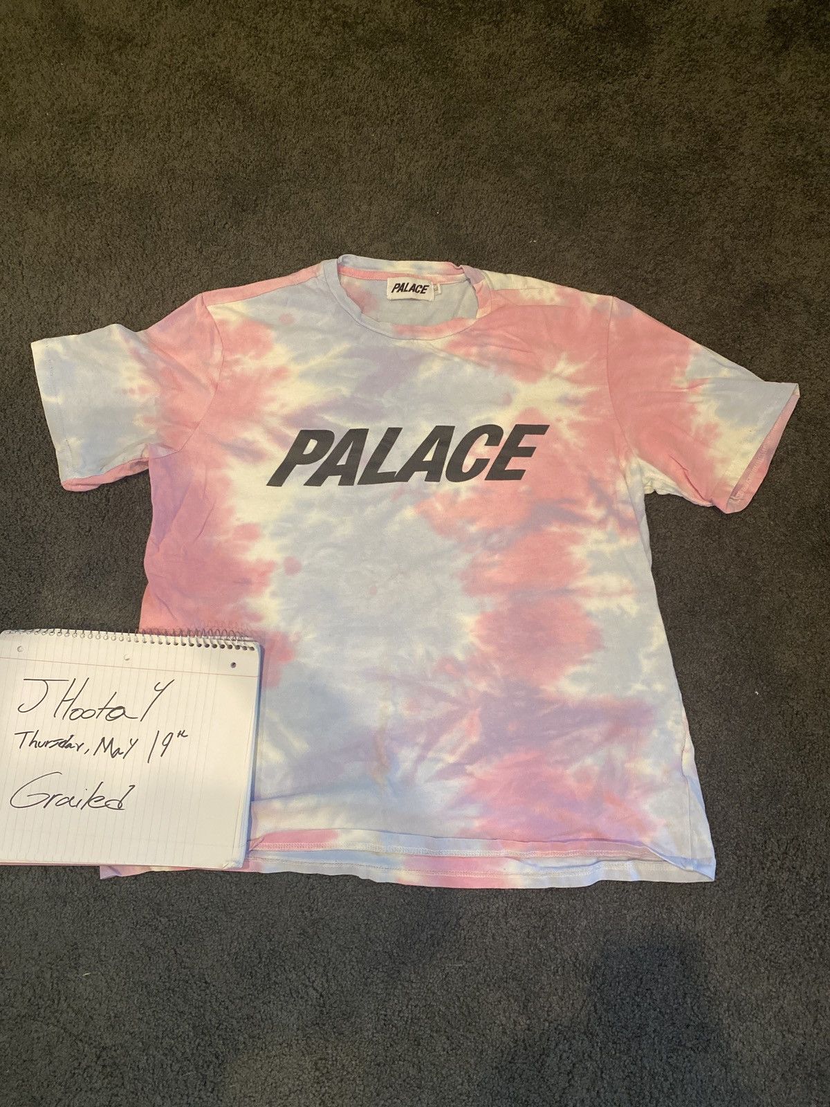 Palace x WWE Dude T-Shirt Tie-Dye