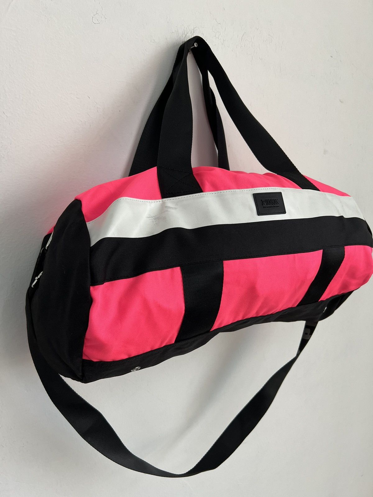 Pink Pink Duffle Bag Medium Size Size ONE SIZE - 3 Thumbnail