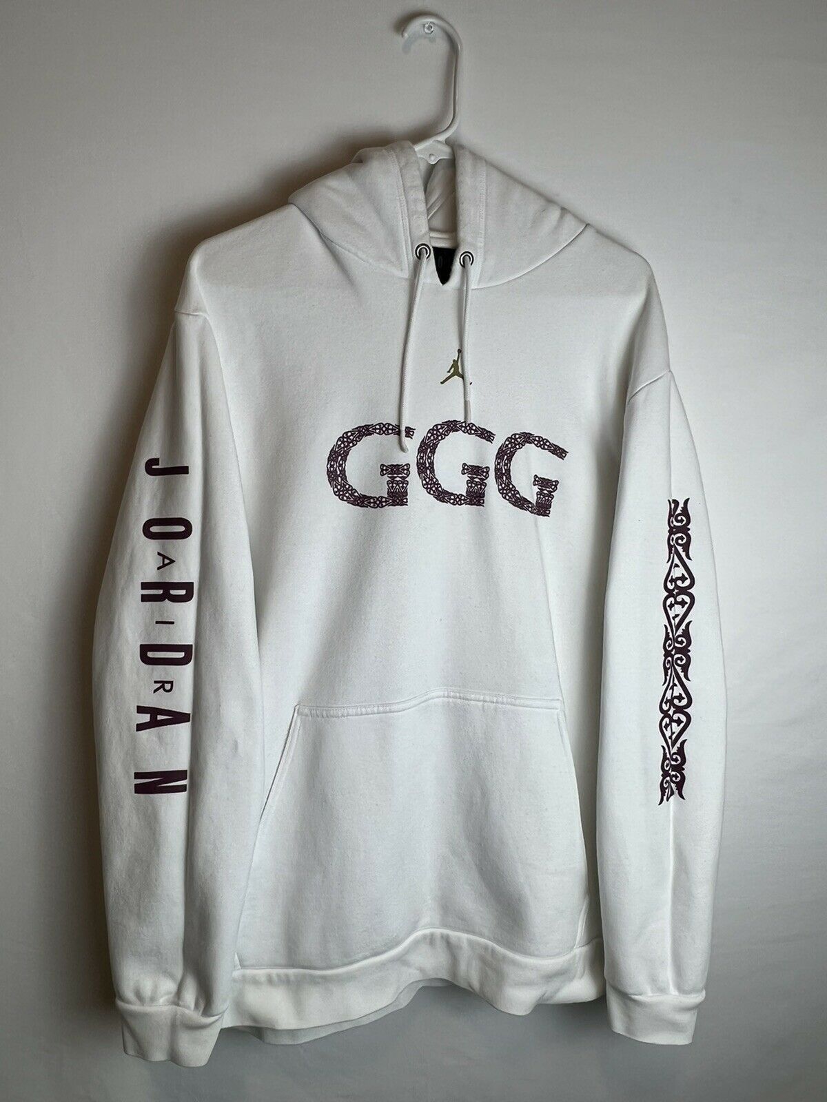 Nike Jordan Official GGG Gennady Golovkin Limited White Hoodie Grailed