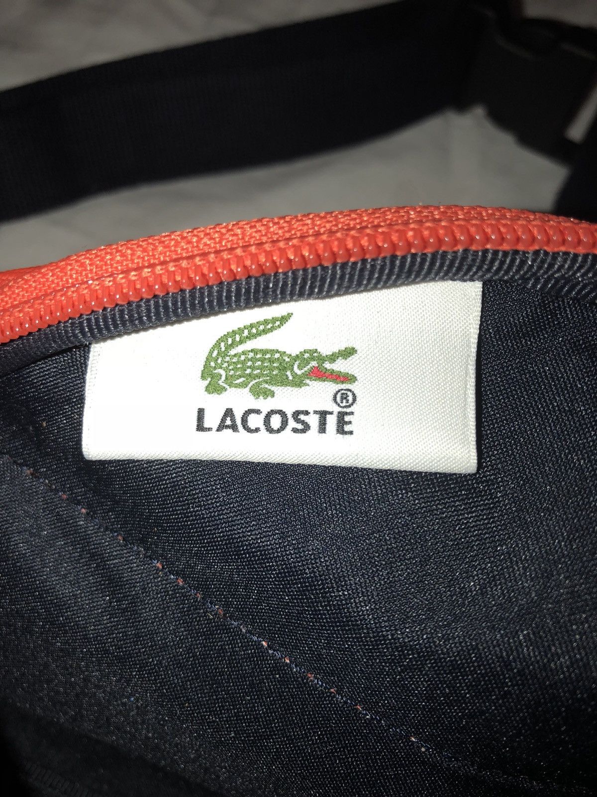 Lacoste Lacoste Fanny Pack Waist Sling Bag Red Original Vintage Size ONE SIZE - 4 Thumbnail