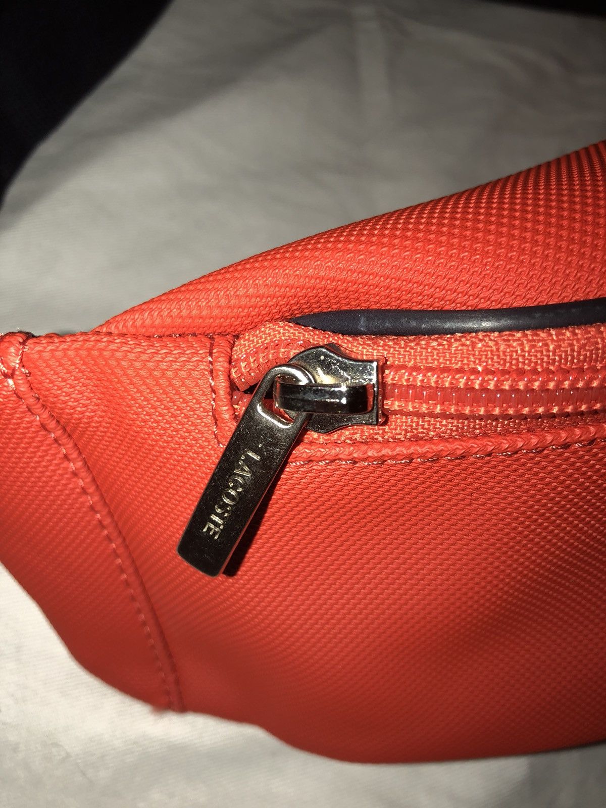 Lacoste Lacoste Fanny Pack Waist Sling Bag Red Original Vintage Size ONE SIZE - 3 Thumbnail