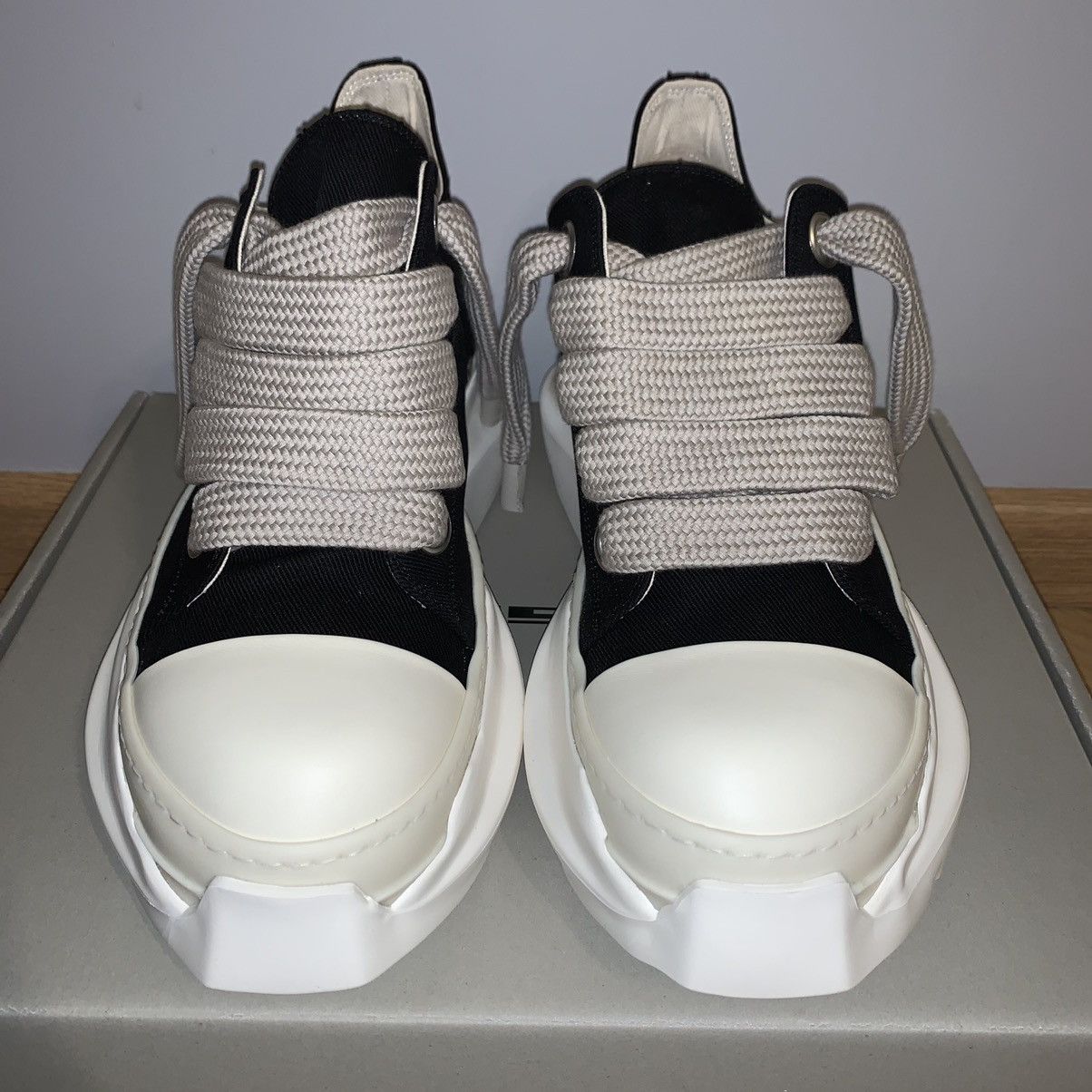 Rick Owens × Rick Owens Drkshdw rick owens drkshdw ramones jumbo lace abstract low 44 Grailed
