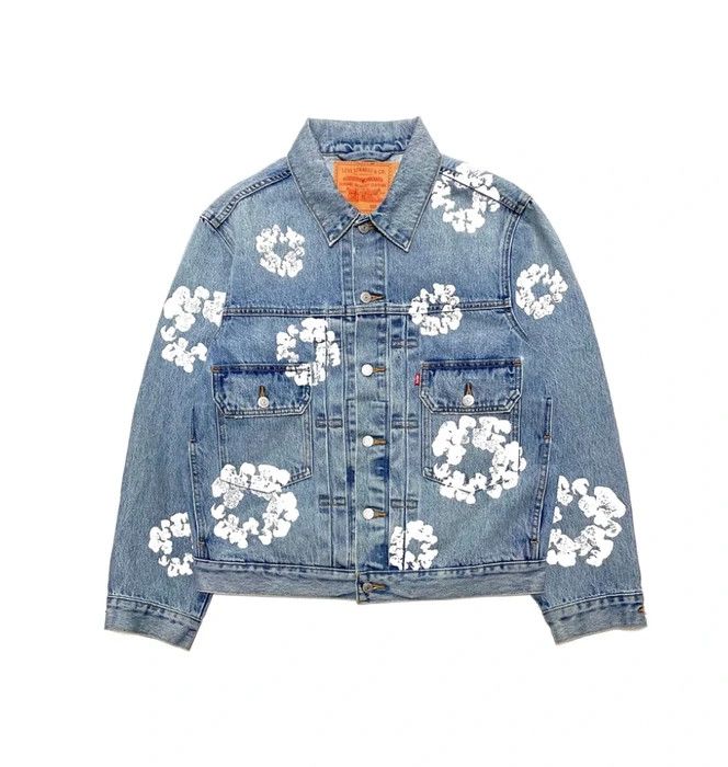 DENIM TEARS Denim Tears Levi’s Cotton Wreath Denim Jacket (preorder) Size US M / EU 48-50 / 2 - 1 Preview