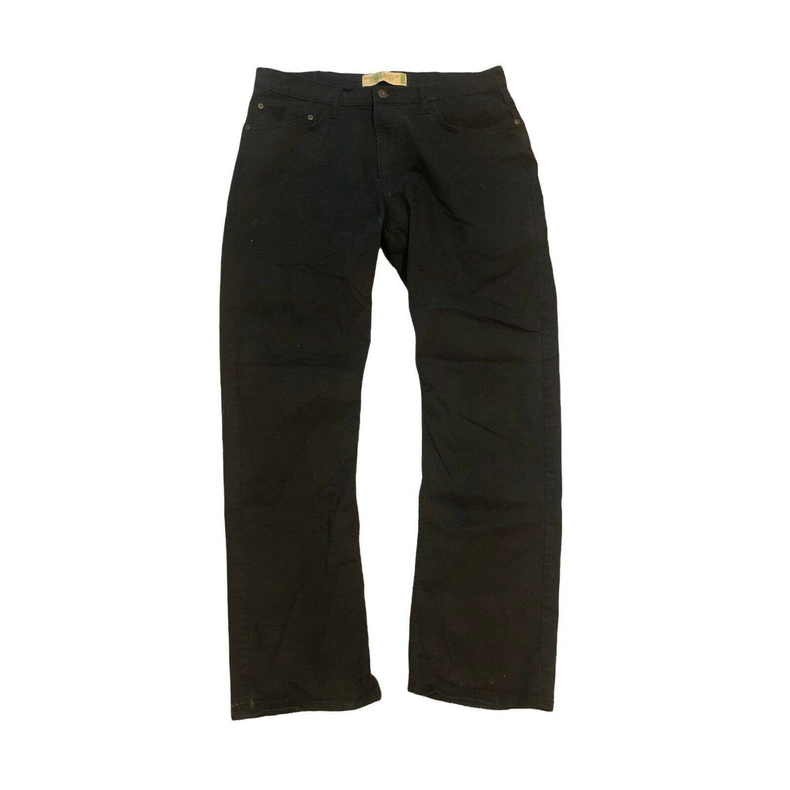 Wrangler Wrangler Premium Straight Fit Twill Pant Black 34x30 95GRWBL Grailed