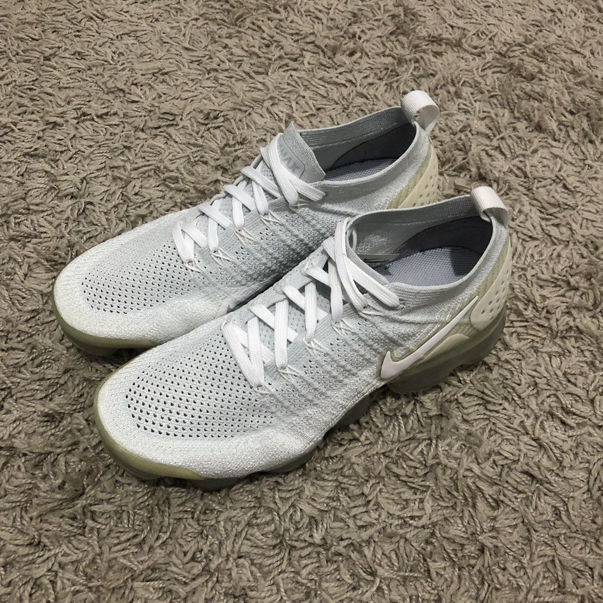 Nike air vapormax white pure platinum shoes