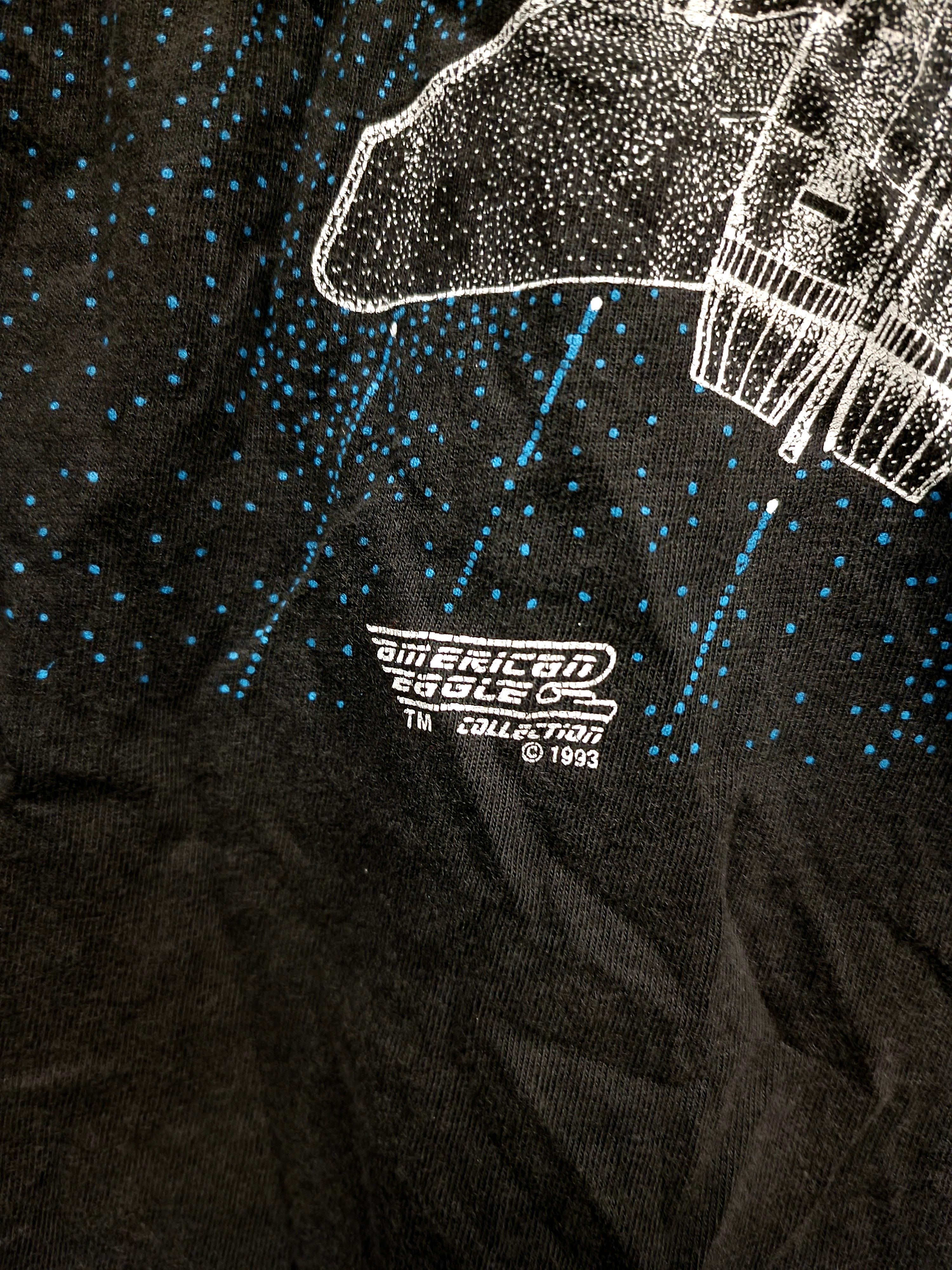 Hanes × Vintage vintage 90s t shirt Hornet F/A-18 made in usa Size US L / EU 52-54 / 3 - 3 Thumbnail