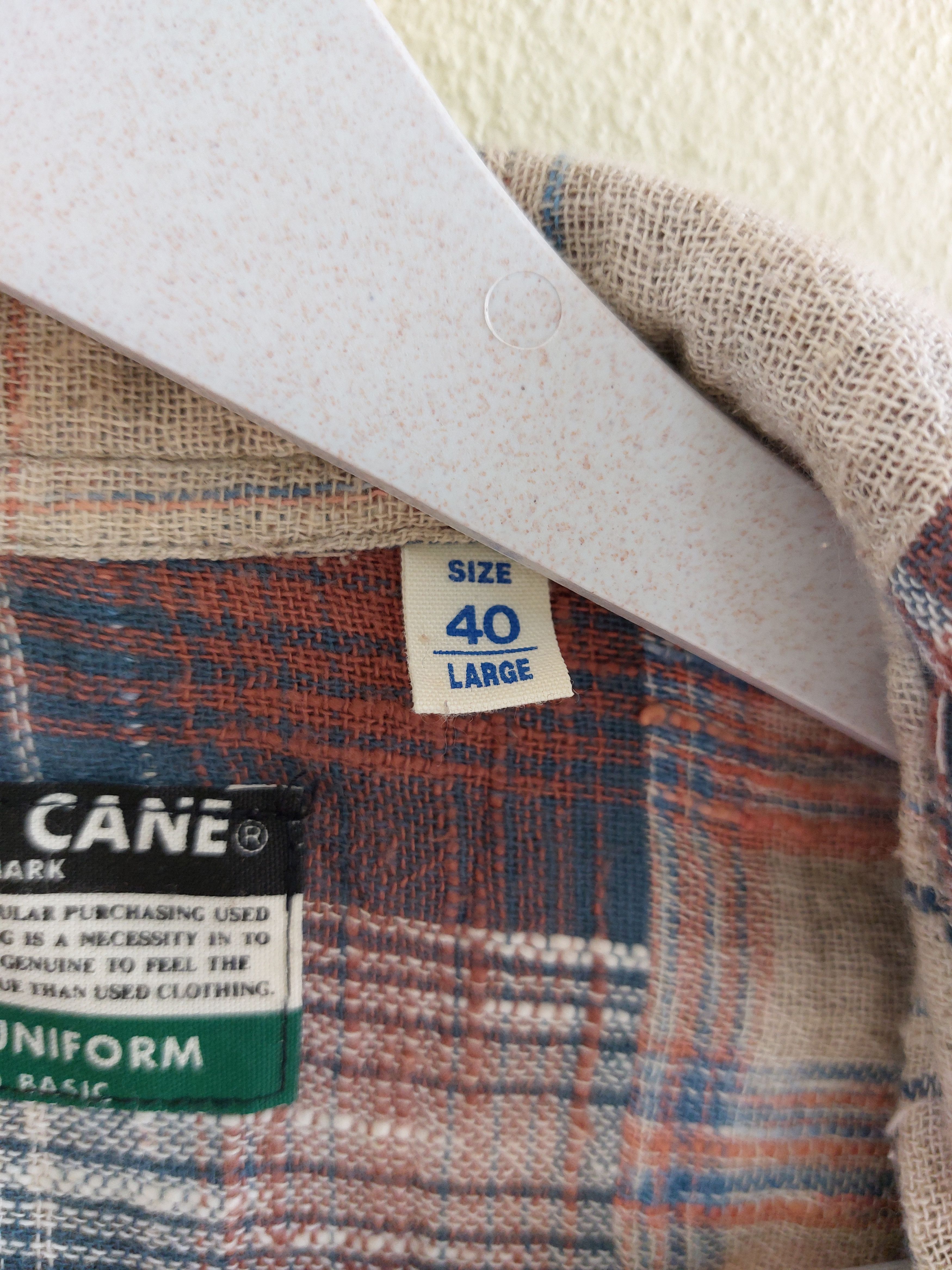 Sugar Cane SUGAR CANE wool flannel short sleeve shirt by TOYO ENTP. Size US L / EU 52-54 / 3 - 7 Thumbnail