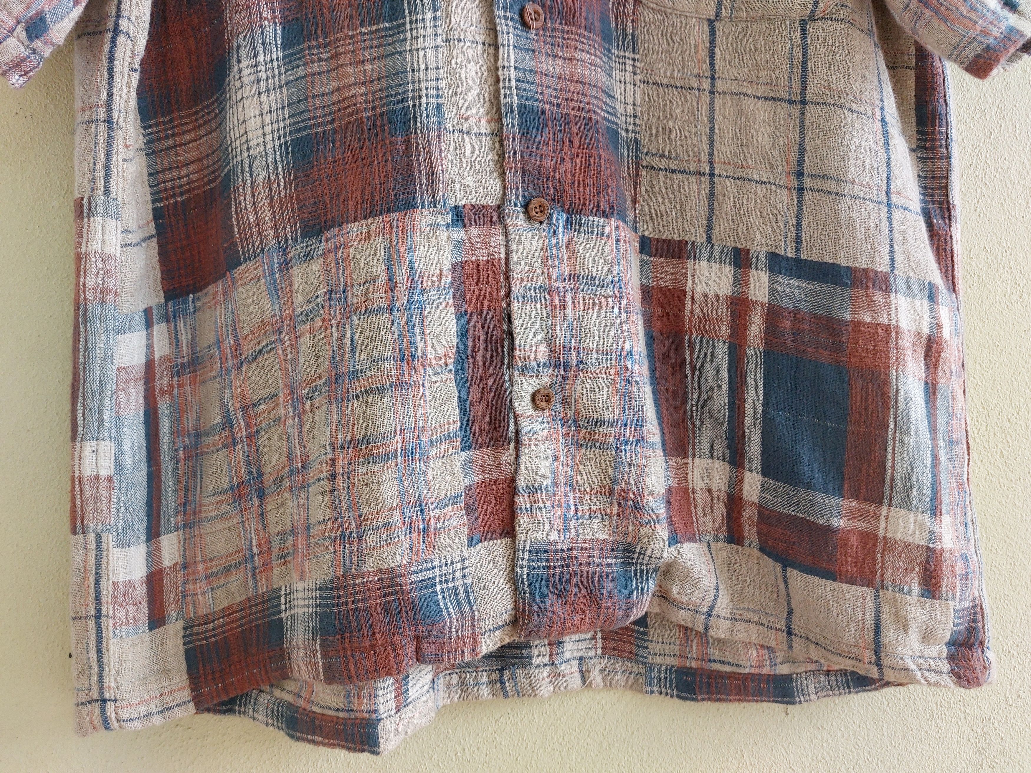 Sugar Cane SUGAR CANE wool flannel short sleeve shirt by TOYO ENTP. Size US L / EU 52-54 / 3 - 2 Thumbnail