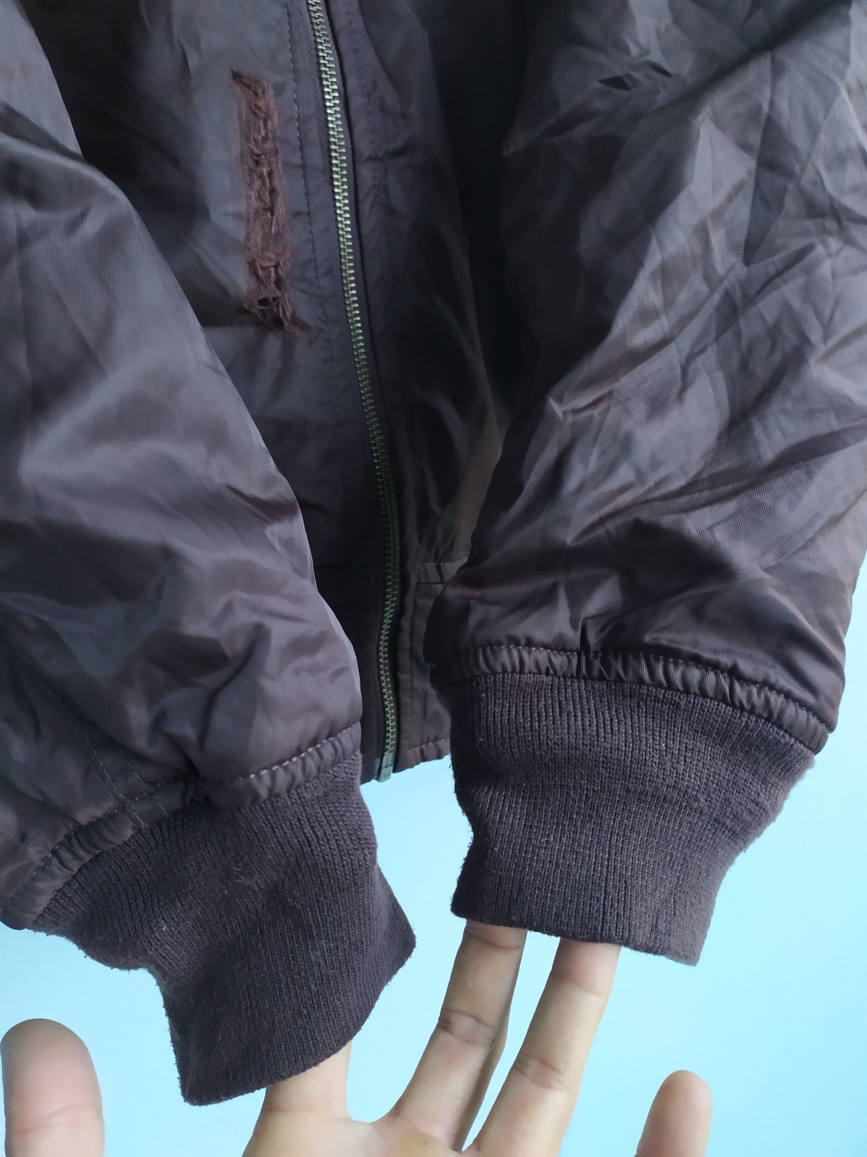 GU × Japanese Brand GU Bomber brown Jacket Size US L / EU 52-54 / 3 - 5 Thumbnail