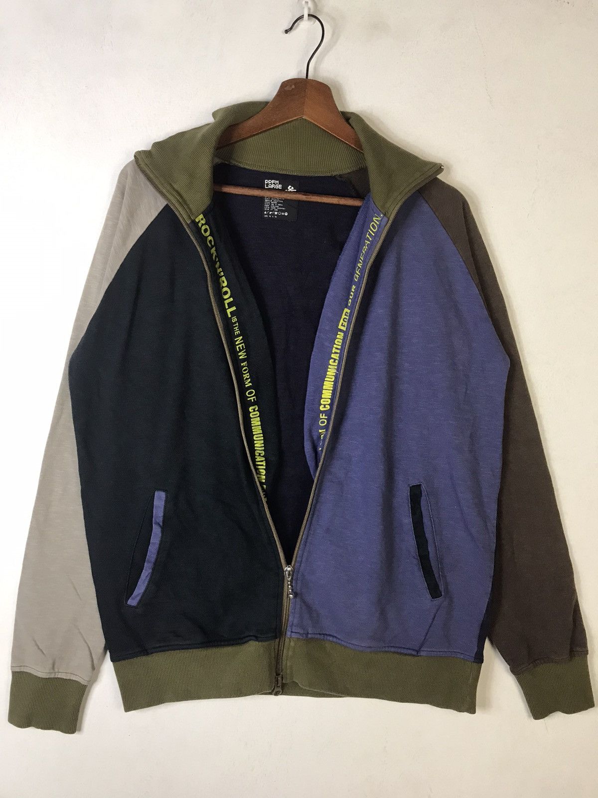 Japanese Brand × PPFM × Vintage PPFM “RockNRoll Generation” Zipper Sweater Jacket Size US L / EU 52-54 / 3 - 2 Thumbnail