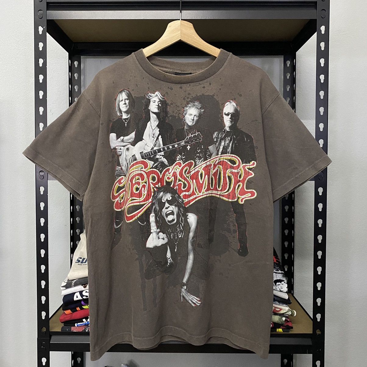 T-shirt Vintage Aerosmith "Local Crew" 2015 - Taille XL - Neuf Jamais Porté