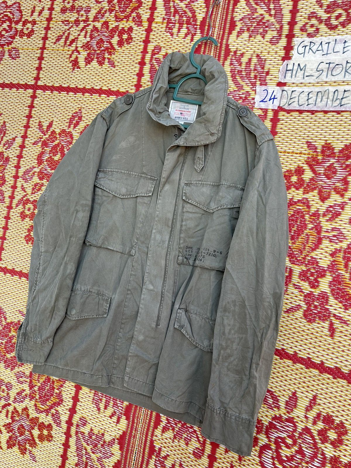 Avirex (A93). AVIREX M-65 FIELD JACKET Size US M / EU 48-50 / 2 - 3 Thumbnail