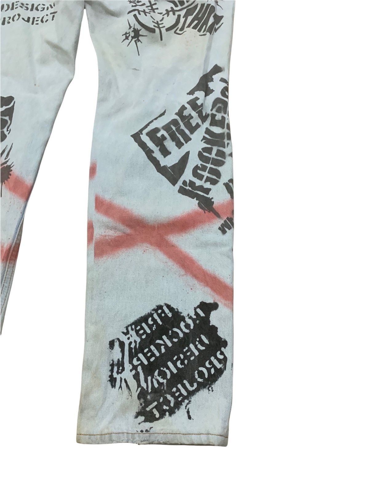 Levi's 🔥Vtg Levi’s Strauss Custom Made Distressed Jeans (P2) Size US 31 - 8 Thumbnail