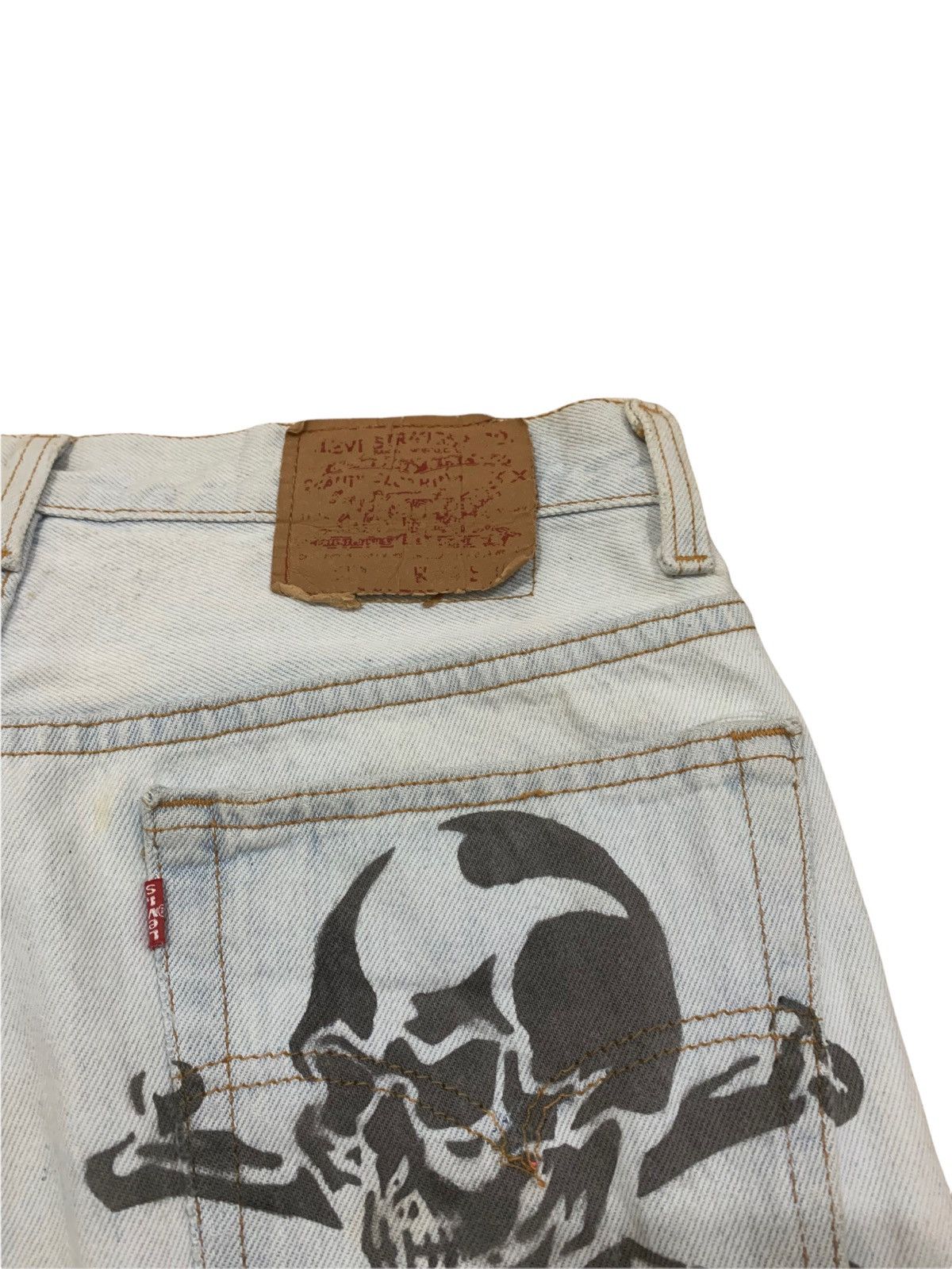 Levi's 🔥Vtg Levi’s Strauss Custom Made Distressed Jeans (P2) Size US 31 - 9 Thumbnail