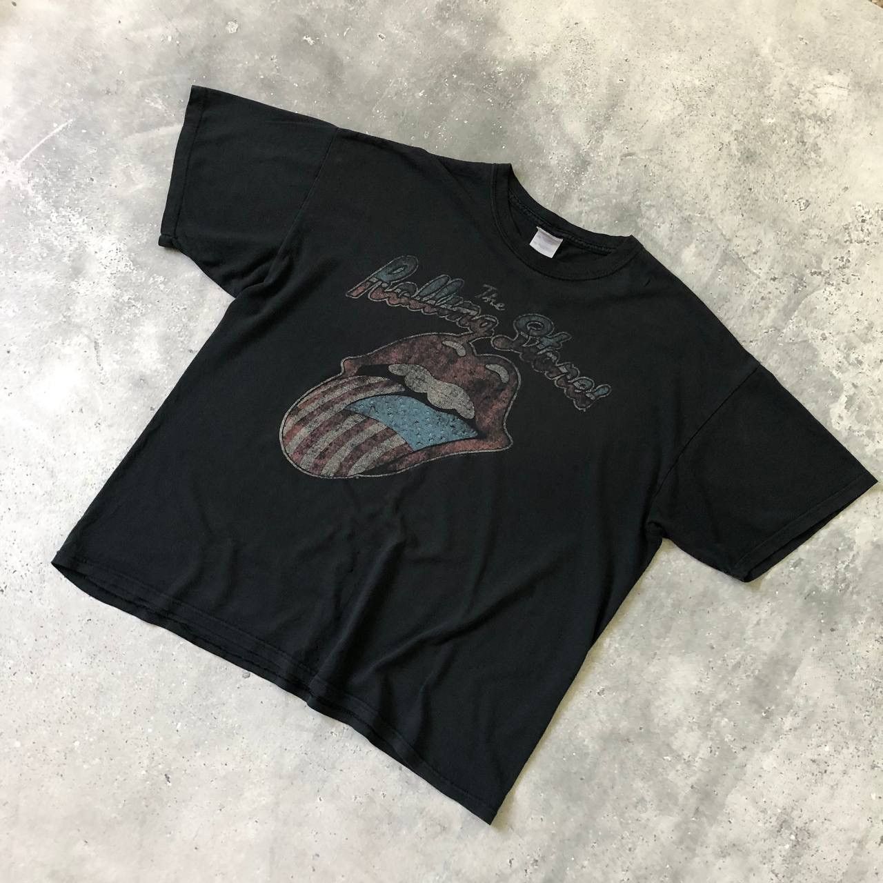 Band Tees The Rolling Stones Tour Of America T Shirt Faded Black XL Size US XL / EU 56 / 4 - 4 Thumbnail