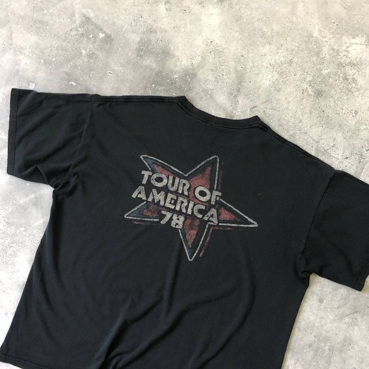 Band Tees The Rolling Stones Tour Of America T Shirt Faded Black XL Size US XL / EU 56 / 4 - 14 Thumbnail