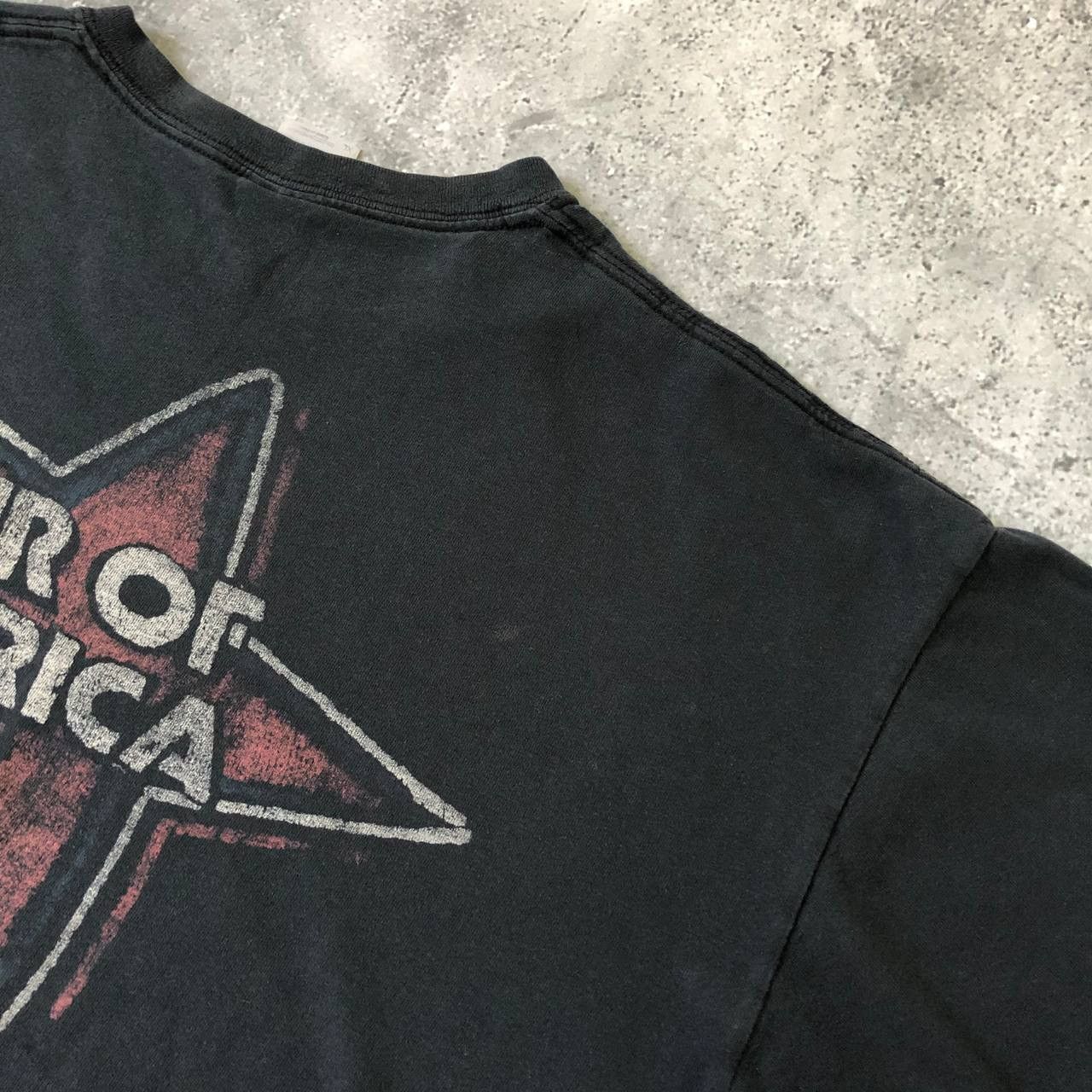 Band Tees The Rolling Stones Tour Of America T Shirt Faded Black XL Size US XL / EU 56 / 4 - 15 Thumbnail