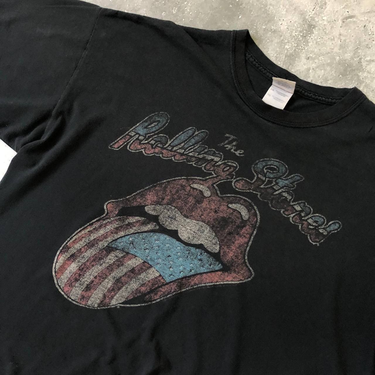 Band Tees The Rolling Stones Tour Of America T Shirt Faded Black XL Size US XL / EU 56 / 4 - 9 Thumbnail
