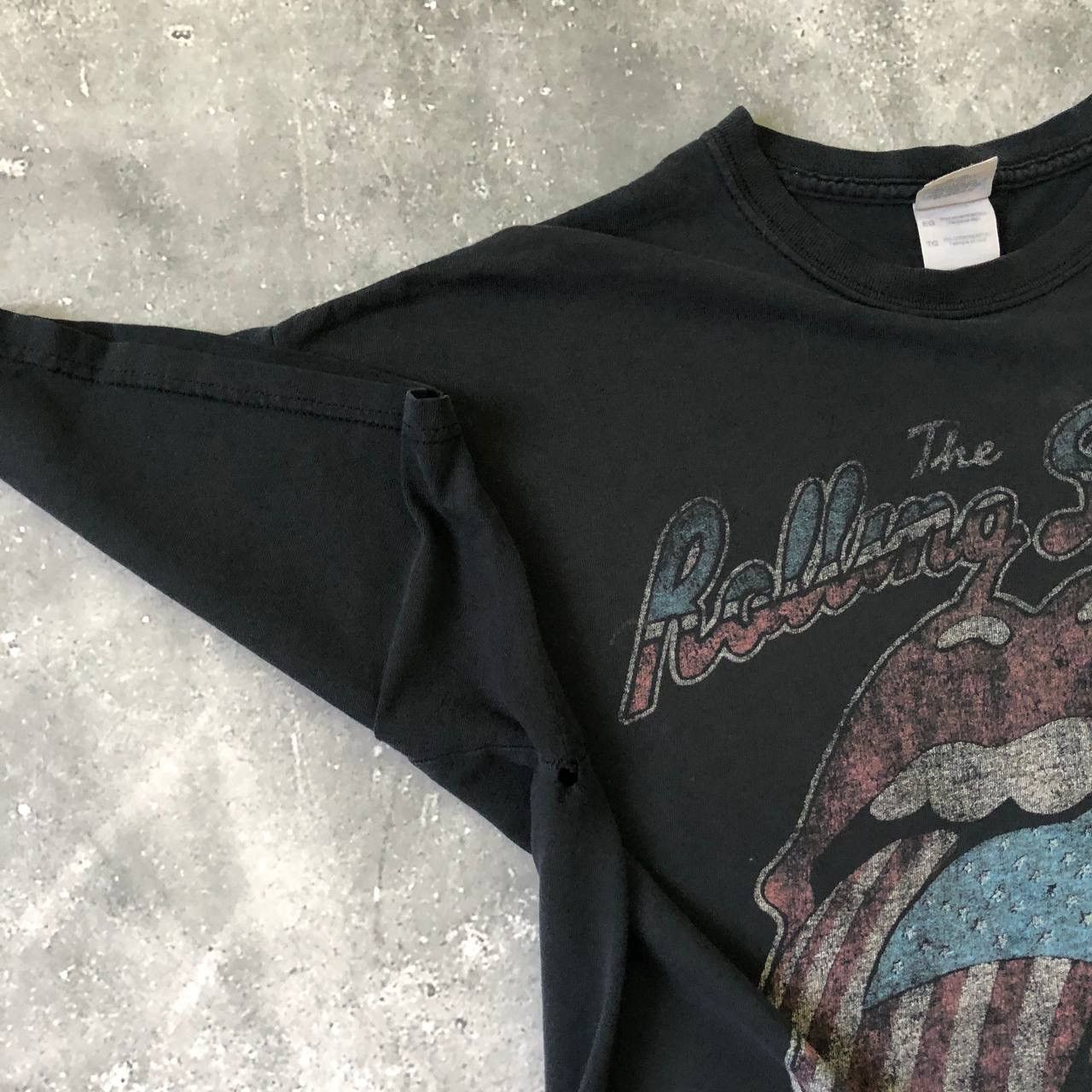Band Tees The Rolling Stones Tour Of America T Shirt Faded Black XL Size US XL / EU 56 / 4 - 12 Thumbnail
