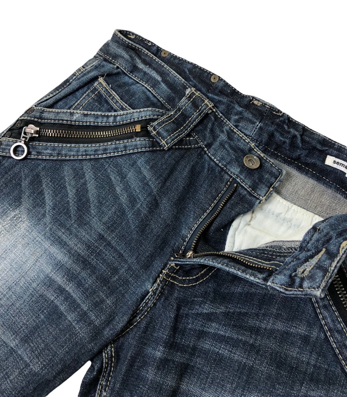 Japanese Brand × Seditionaries Japanese Brand Semantic Design Denim Jeans Size US 30 / EU 46 - 11 Thumbnail