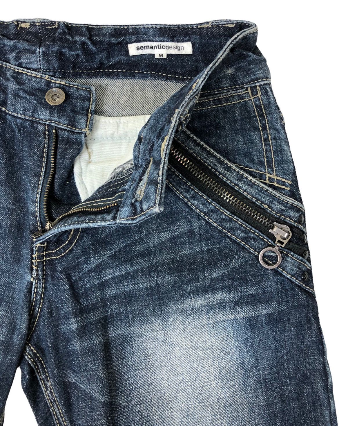 Japanese Brand × Seditionaries Japanese Brand Semantic Design Denim Jeans Size US 30 / EU 46 - 7 Thumbnail
