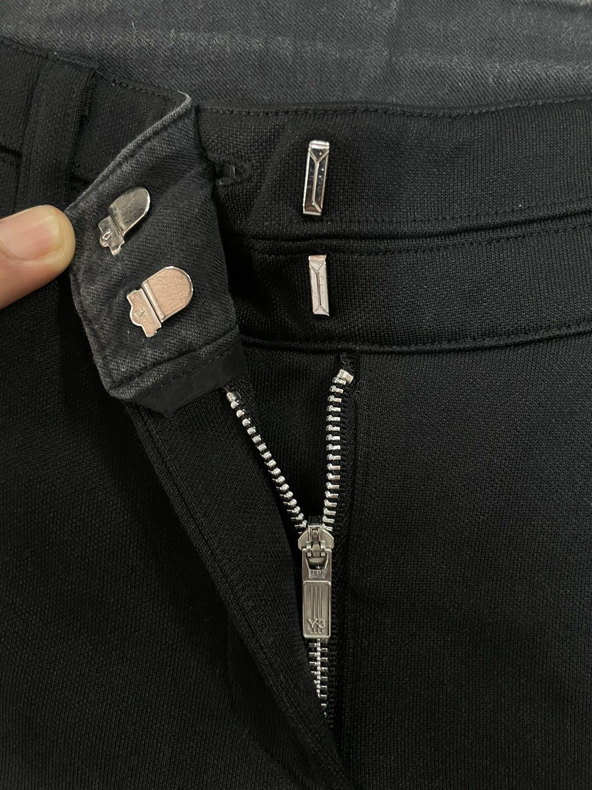 Y-3 Adidas Y-3 Zipper Pants Size US 26 / EU 42 - 9 Thumbnail