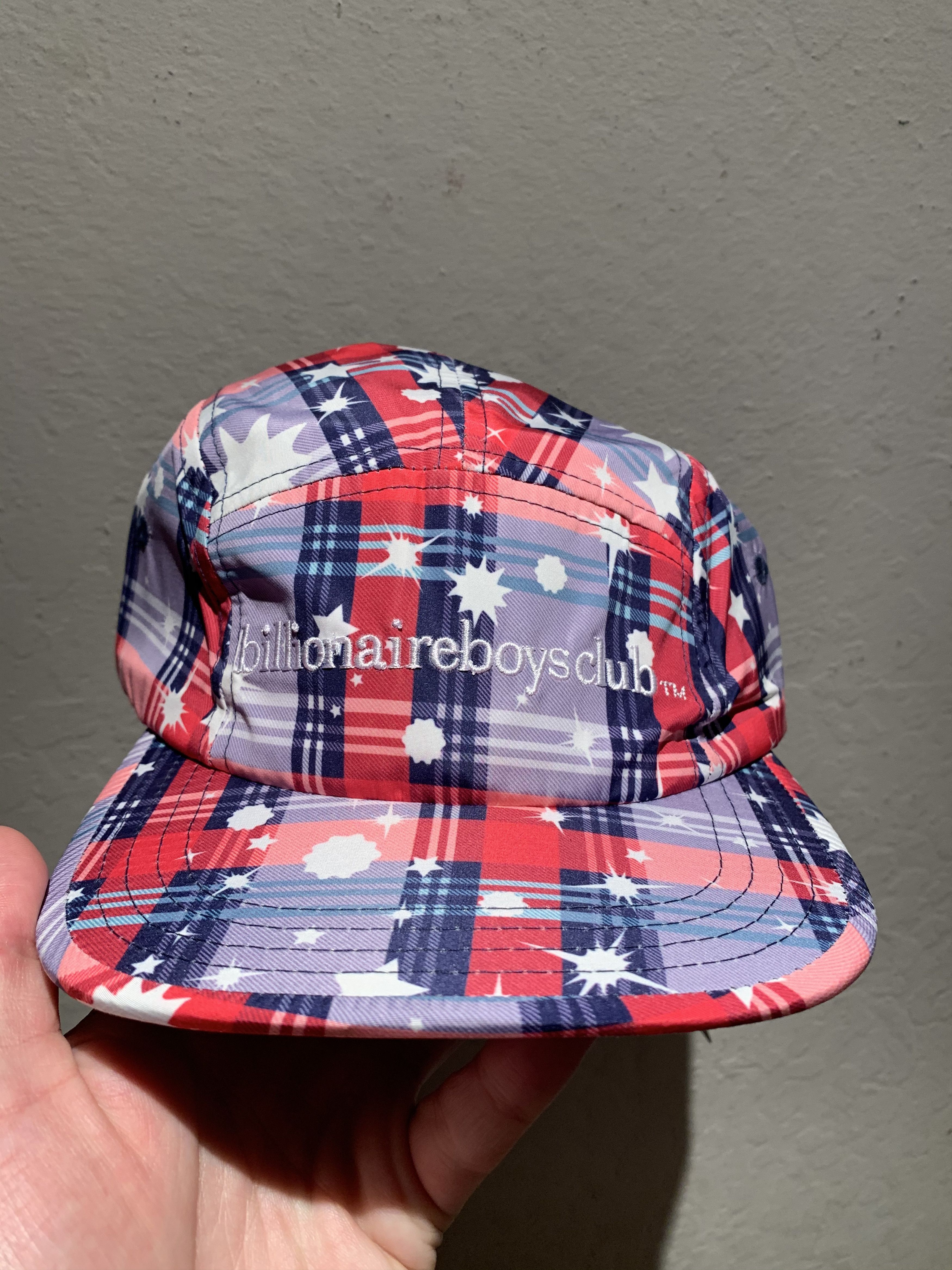 Billionaire Boys Club × Icecream × Pharrell *RARE* New Billionaire Boys Club BBC Plaid Camp Cap Size ONE SIZE - 1 Thumbnail