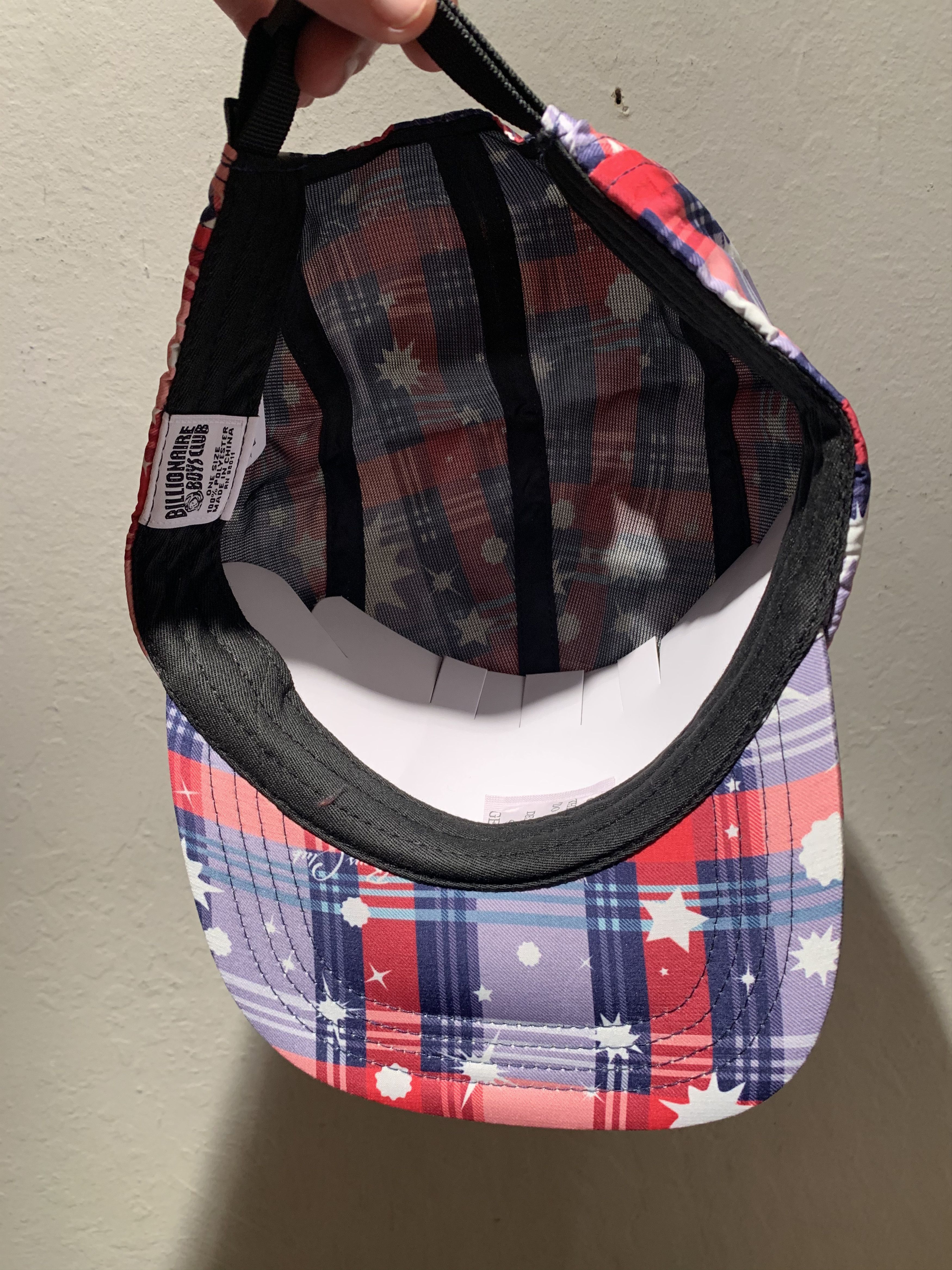 Billionaire Boys Club × Icecream × Pharrell *RARE* New Billionaire Boys Club BBC Plaid Camp Cap Size ONE SIZE - 5 Thumbnail