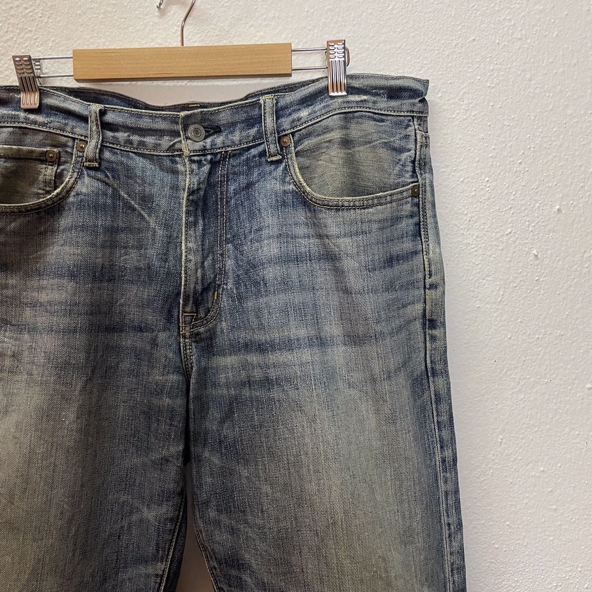 Gap Vintage The Gap Distressed Denim Jeans Size US 34 / EU 50 - 2 Thumbnail