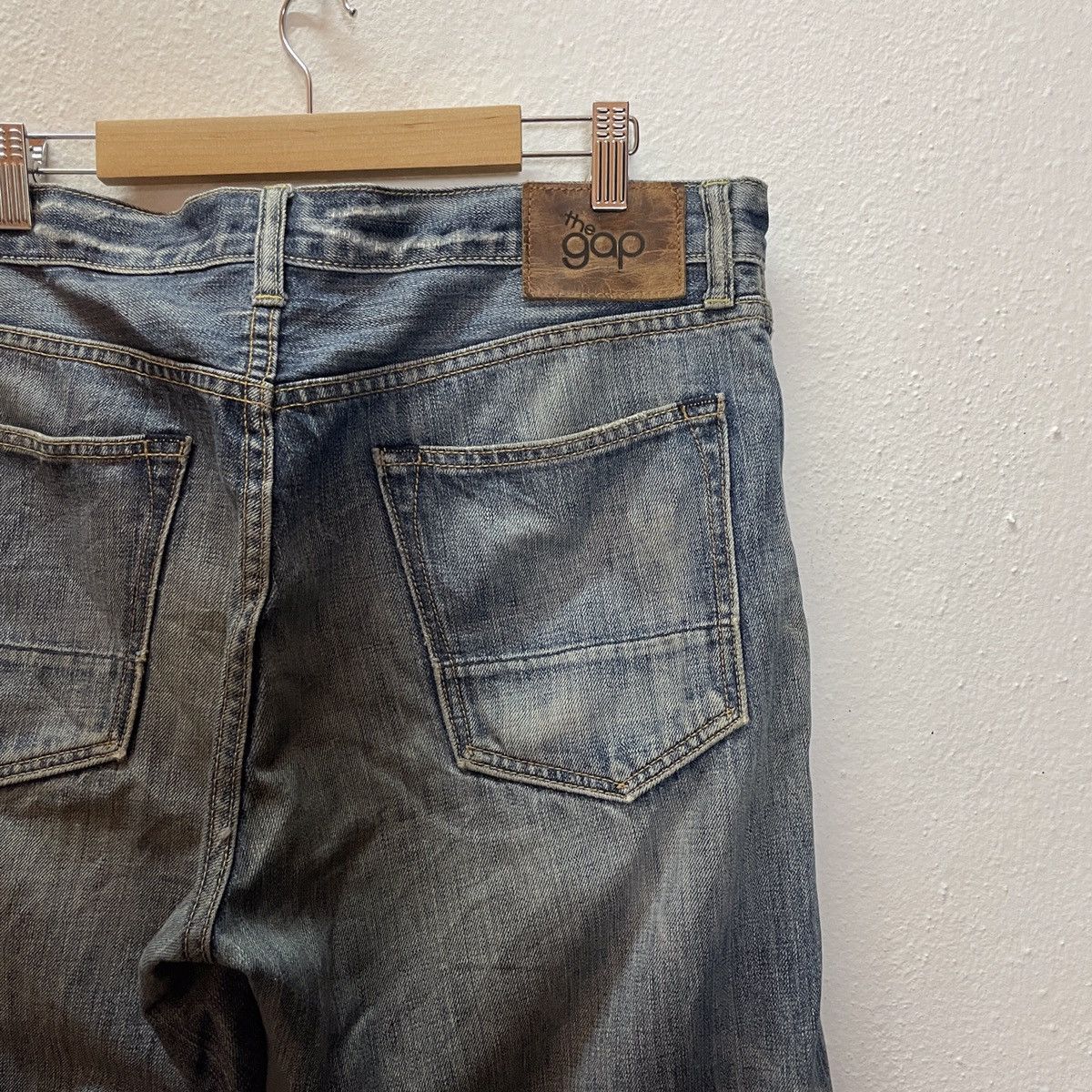 Gap Vintage The Gap Distressed Denim Jeans Size US 34 / EU 50 - 7 Thumbnail
