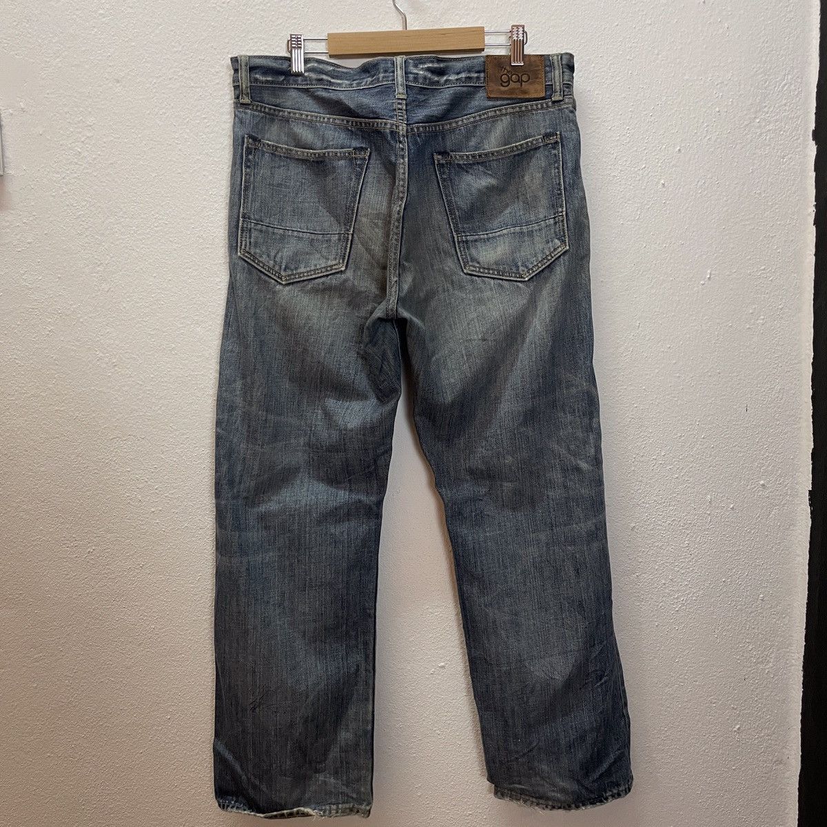 Gap Vintage The Gap Distressed Denim Jeans Size US 34 / EU 50 - 6 Thumbnail