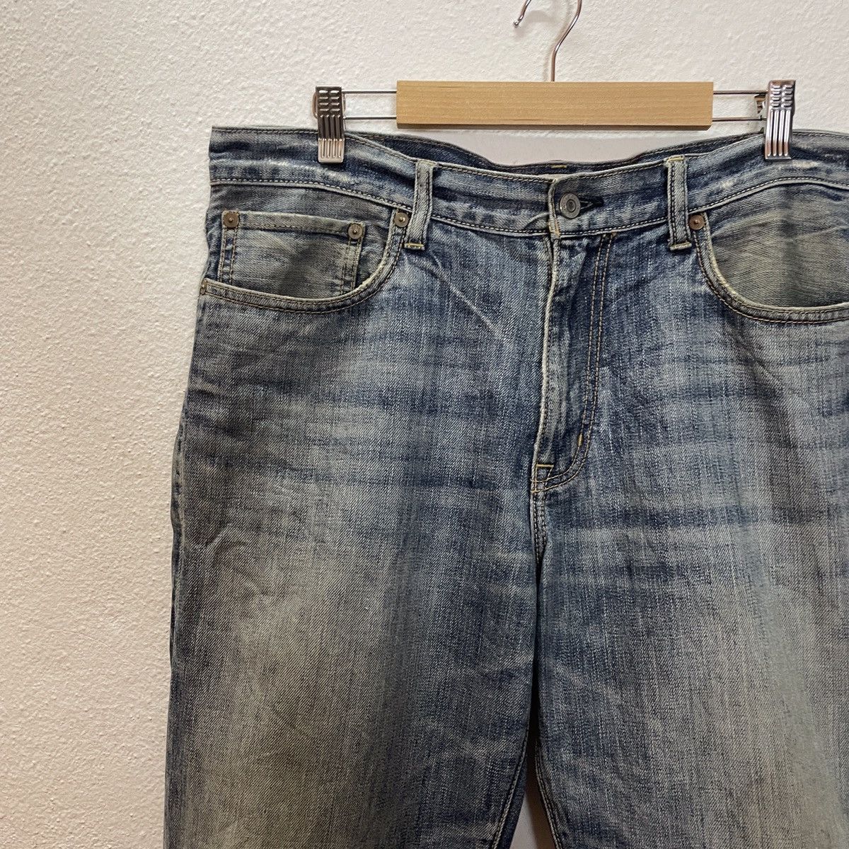 Gap Vintage The Gap Distressed Denim Jeans Size US 34 / EU 50 - 3 Thumbnail