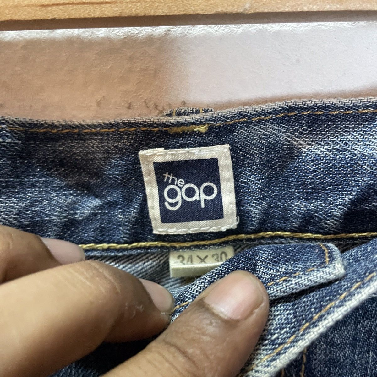 Gap Vintage The Gap Distressed Denim Jeans Size US 34 / EU 50 - 5 Thumbnail