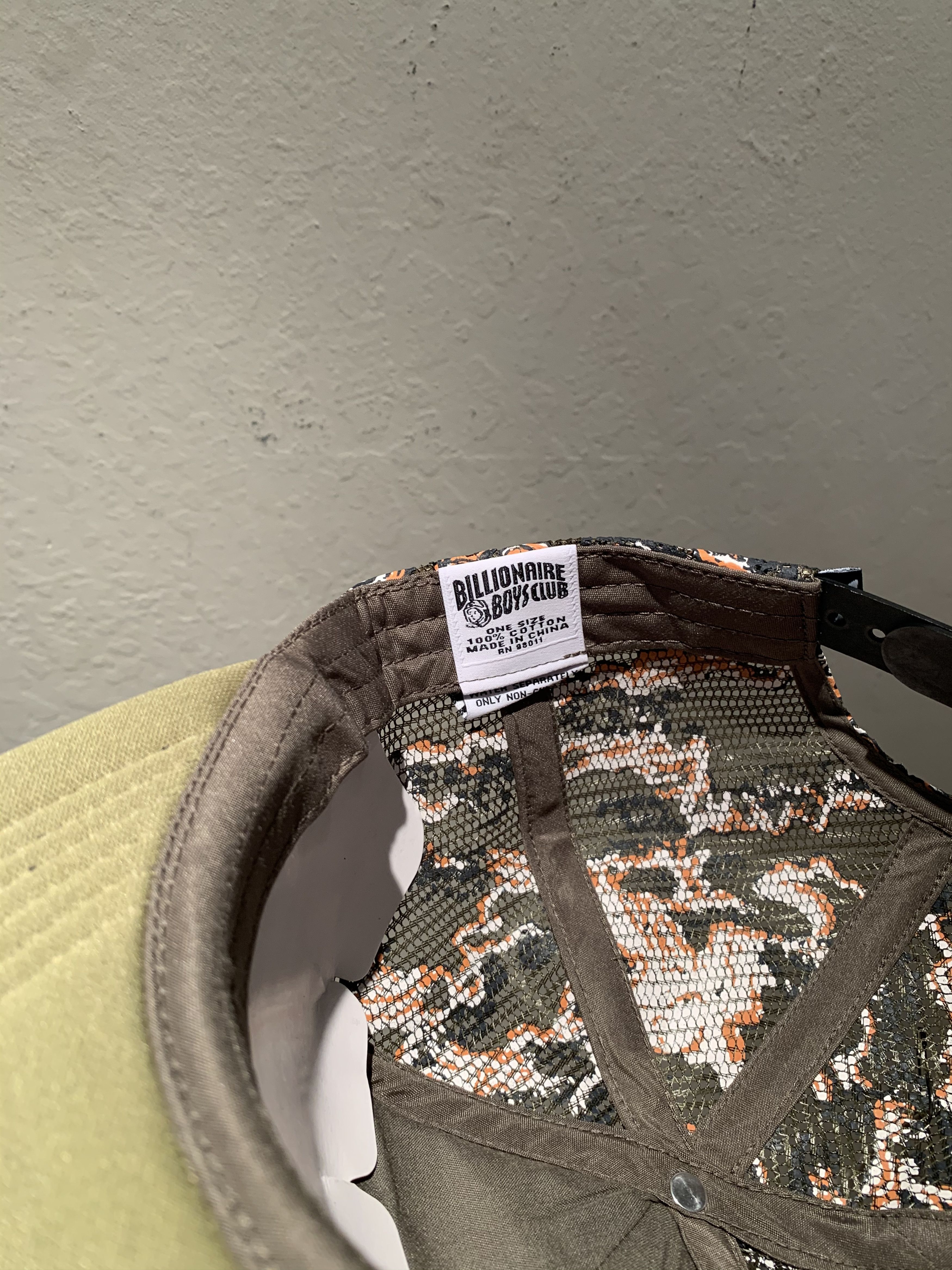 Billionaire Boys Club × Icecream × Pharrell *RARE* New Billionaire Boys Club BBC Patch Trucker Hat Size ONE SIZE - 7 Thumbnail