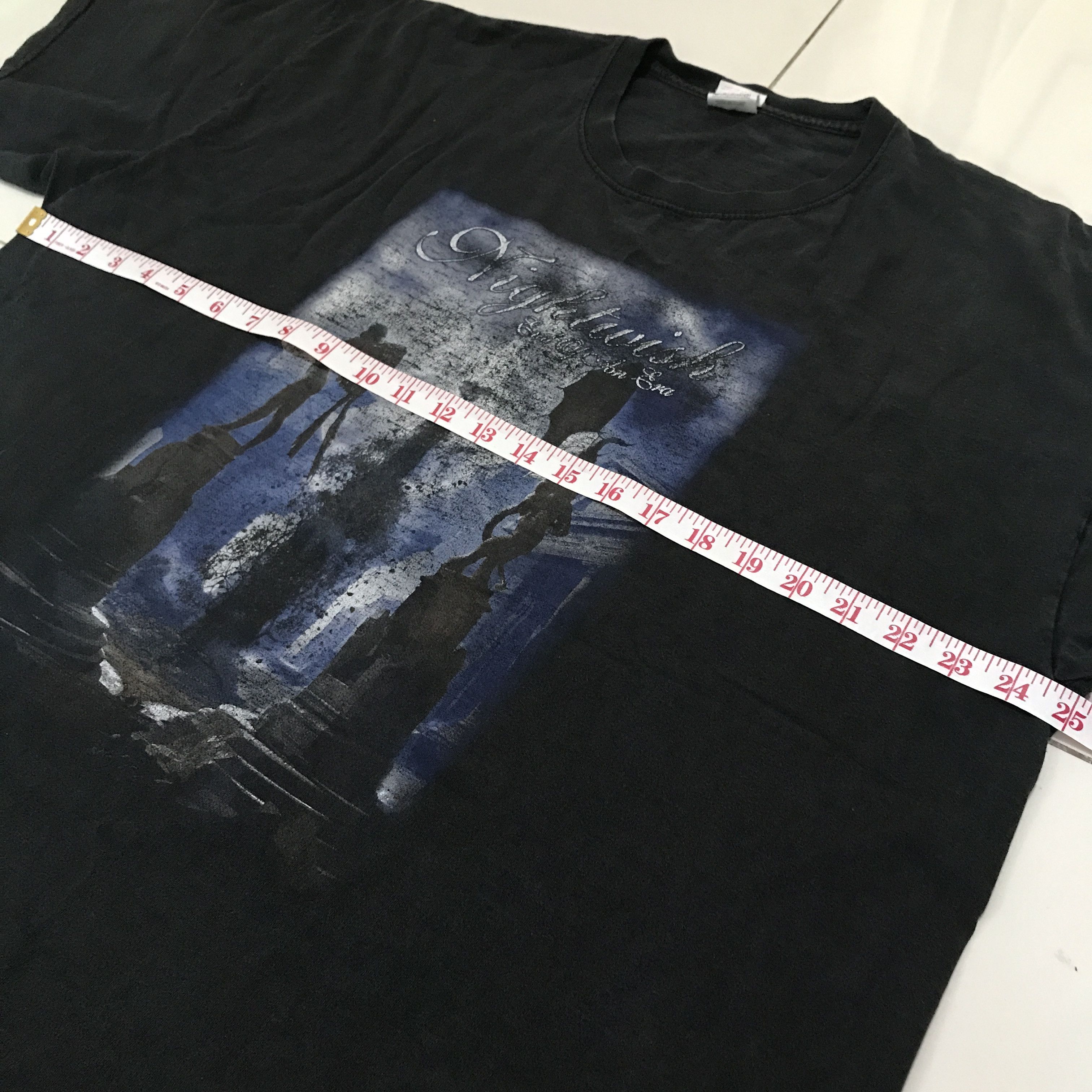 Band Tees Vintage Y2K Nightwish Graphic Tee Faded 2XL Gothic metal Size US XXL / EU 58 / 5 - 10 Thumbnail