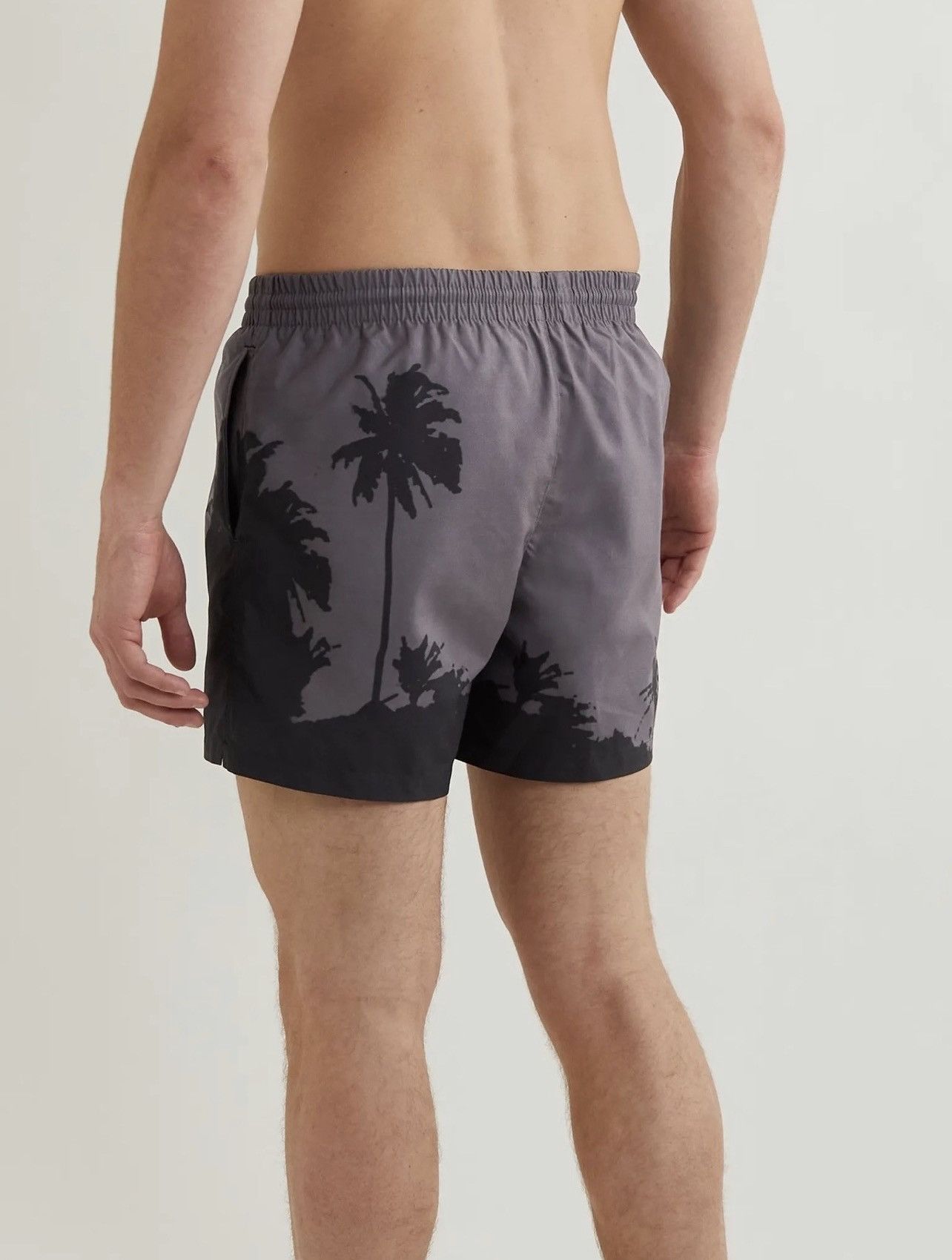 Dries Van Noten Dries Van Noten x Len Lye grey palm tree shorts Size US 32 / EU 48 - 4 Thumbnail