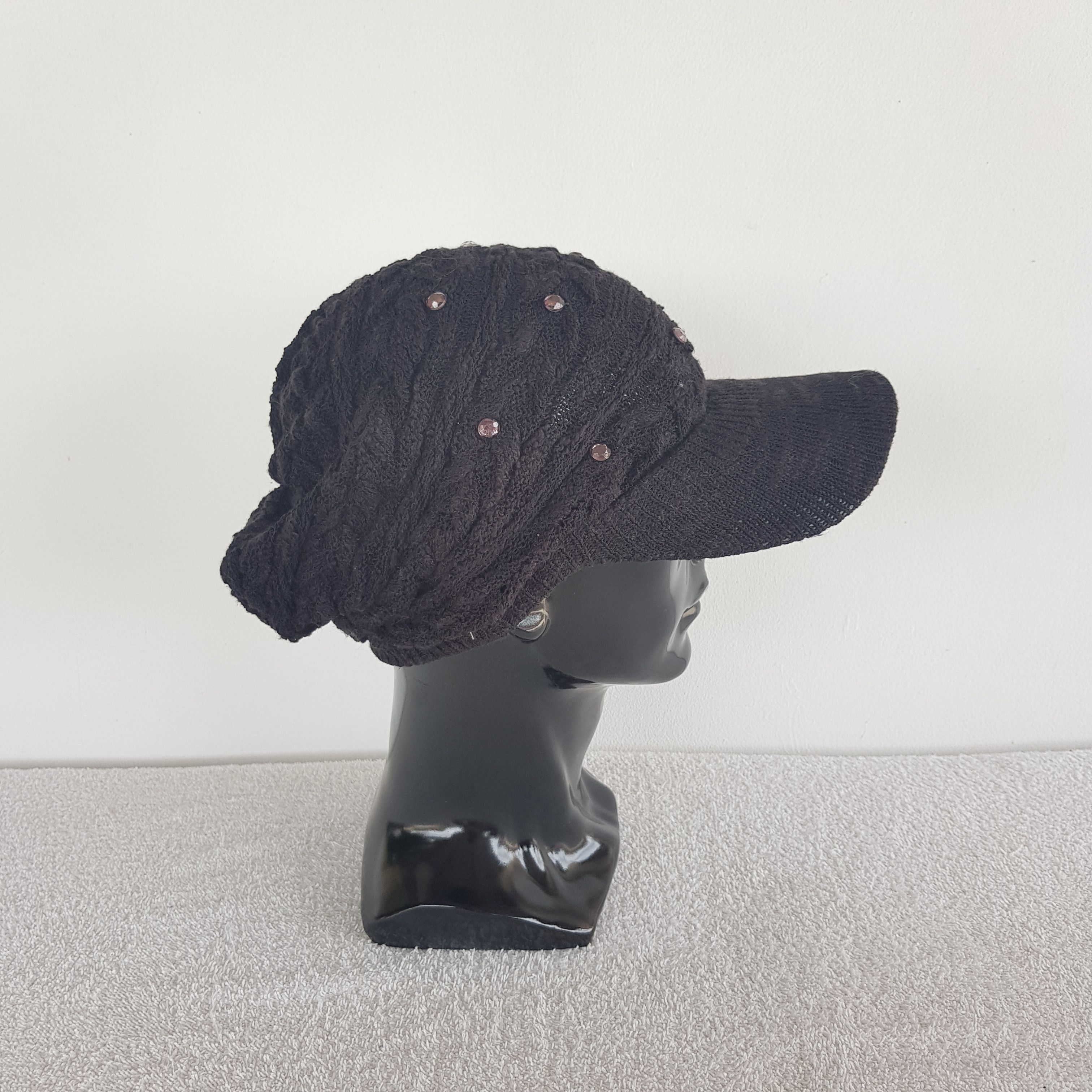 Japanese Brand × Vintage Japanese Hat Beanie Snow Cap Knitted Crochet Hats Size ONE SIZE - 3 Thumbnail