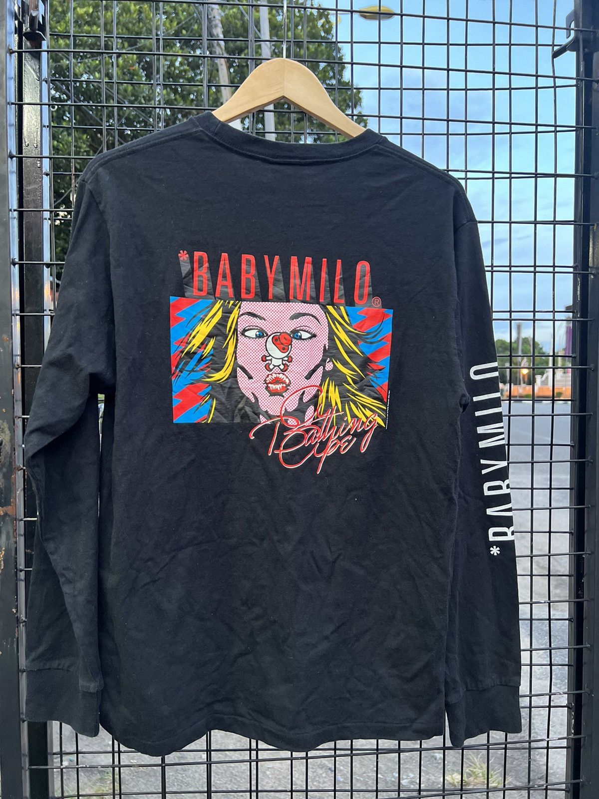 Bape Baby Milo Days Like These Long Sleeve Tee Size US M / EU 48-50 / 2 - 1 Thumbnail