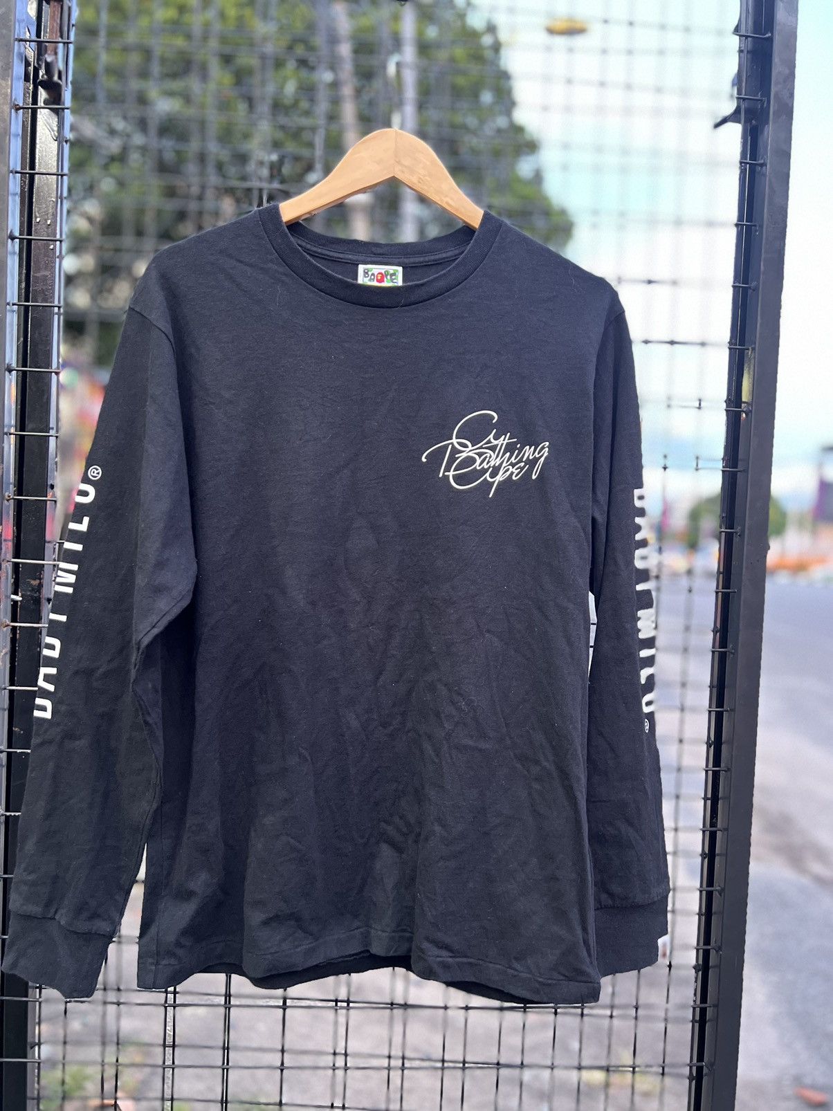 Bape Baby Milo Days Like These Long Sleeve Tee Size US M / EU 48-50 / 2 - 2 Thumbnail