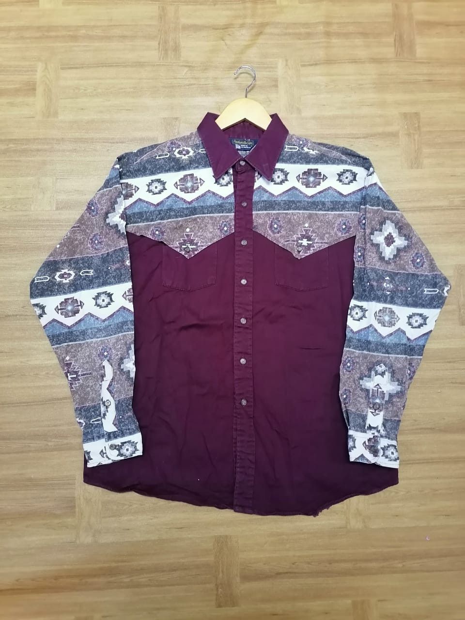 Panhandle Slim × Vintage Panhandle Slim Nice Design Buttons Longsleeve Shirt Size US L / EU 52-54 / 3 - 1 Thumbnail