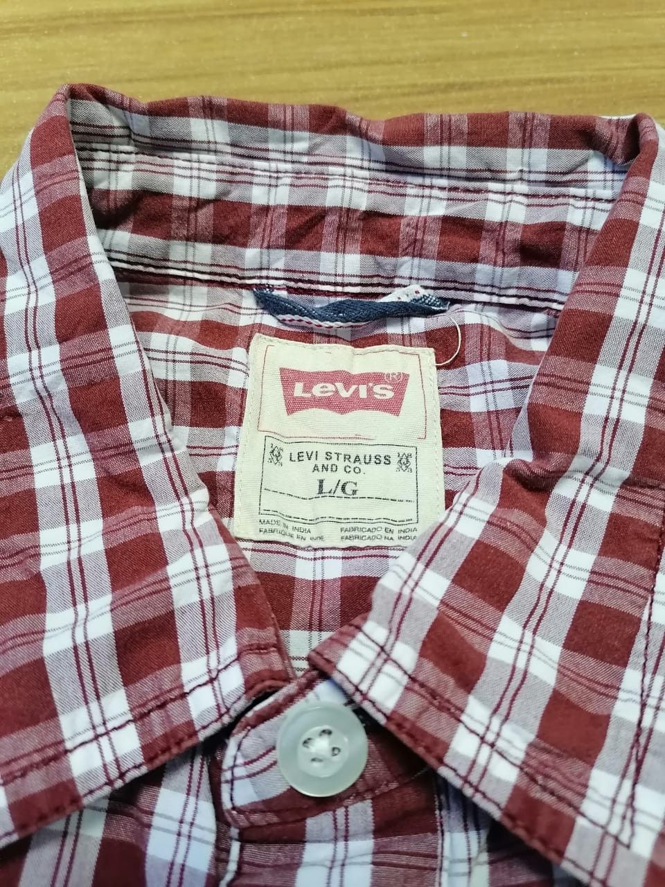 Levi's Levi's Strauss Flannel Size US L / EU 52-54 / 3 - 4 Thumbnail