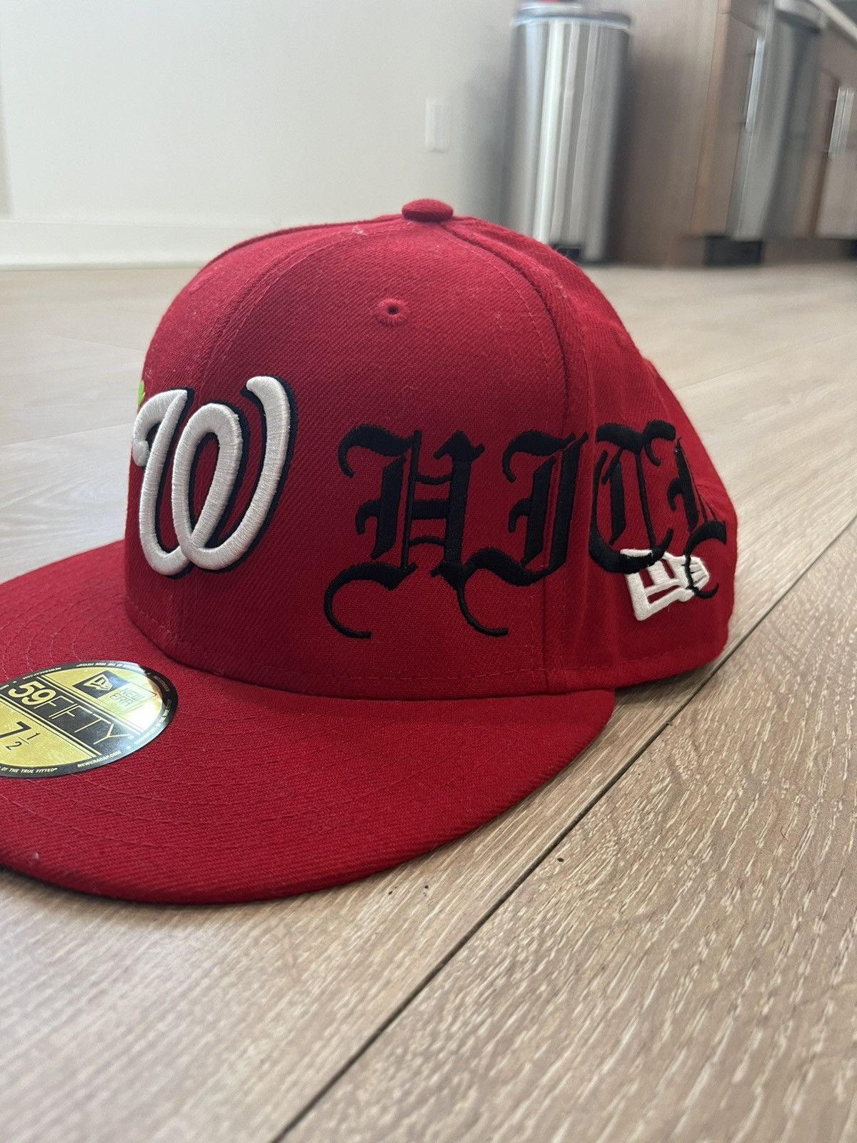Vlone Vlone White House Nationals New Era 7 1/2 Size ONE SIZE - 3 Thumbnail