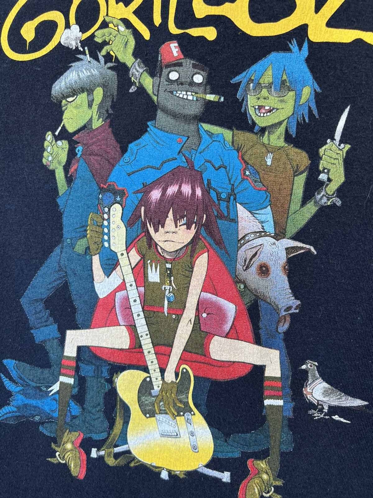 Band Tees Vintage gorillaz Tee like the prodigy limp bizkit deftones Size US L / EU 52-54 / 3 - 7 Thumbnail