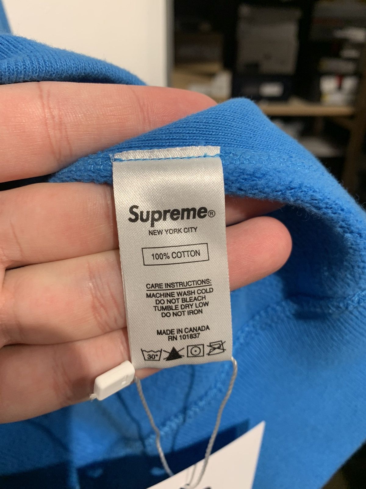 Supreme Small Supreme Blue Crewneck Box Logo Supreme Box Logo