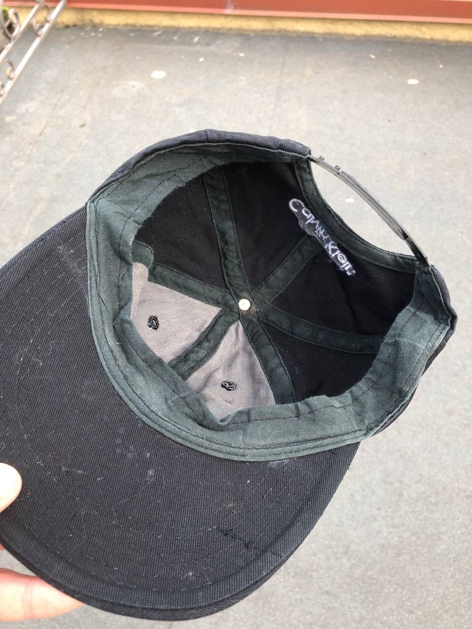 Calvin Klein × Vintage Calvin Klein vintage Beige Cap Hat big Logo Size ONE SIZE - 6 Thumbnail